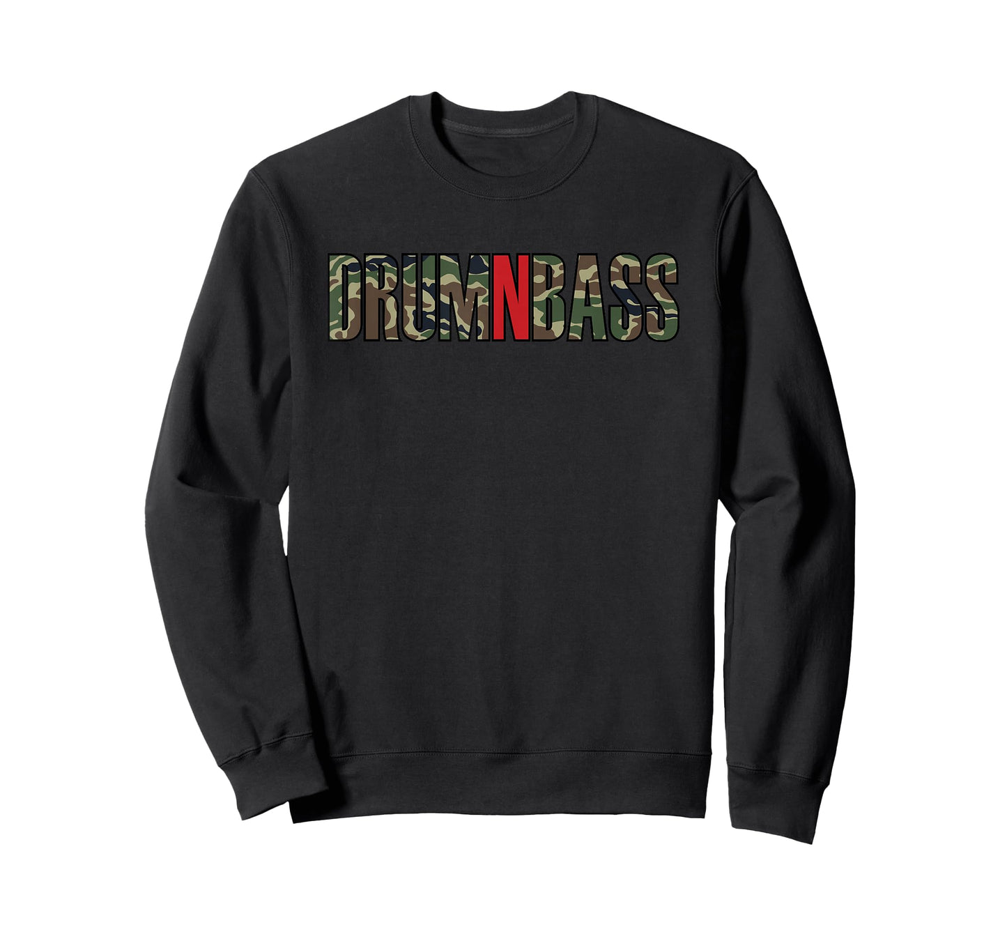 Drum n Bass Camo DNB Original Junglist T-Shirt