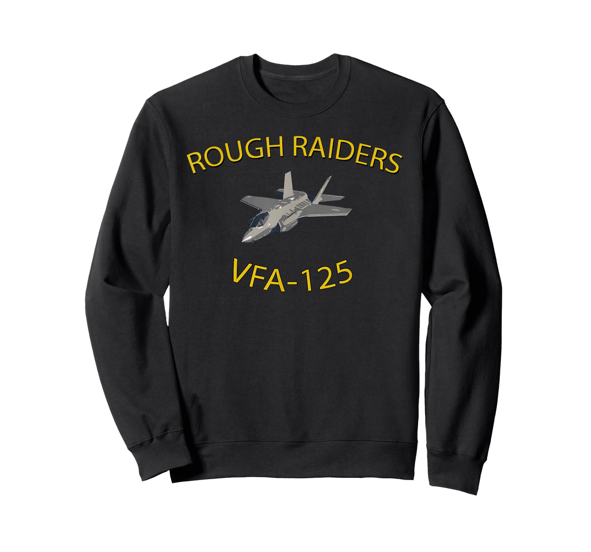 Designed For Flight VFA-125 Rough Raiders Strike Fighter Squadron F35 Lightning T-Shirt