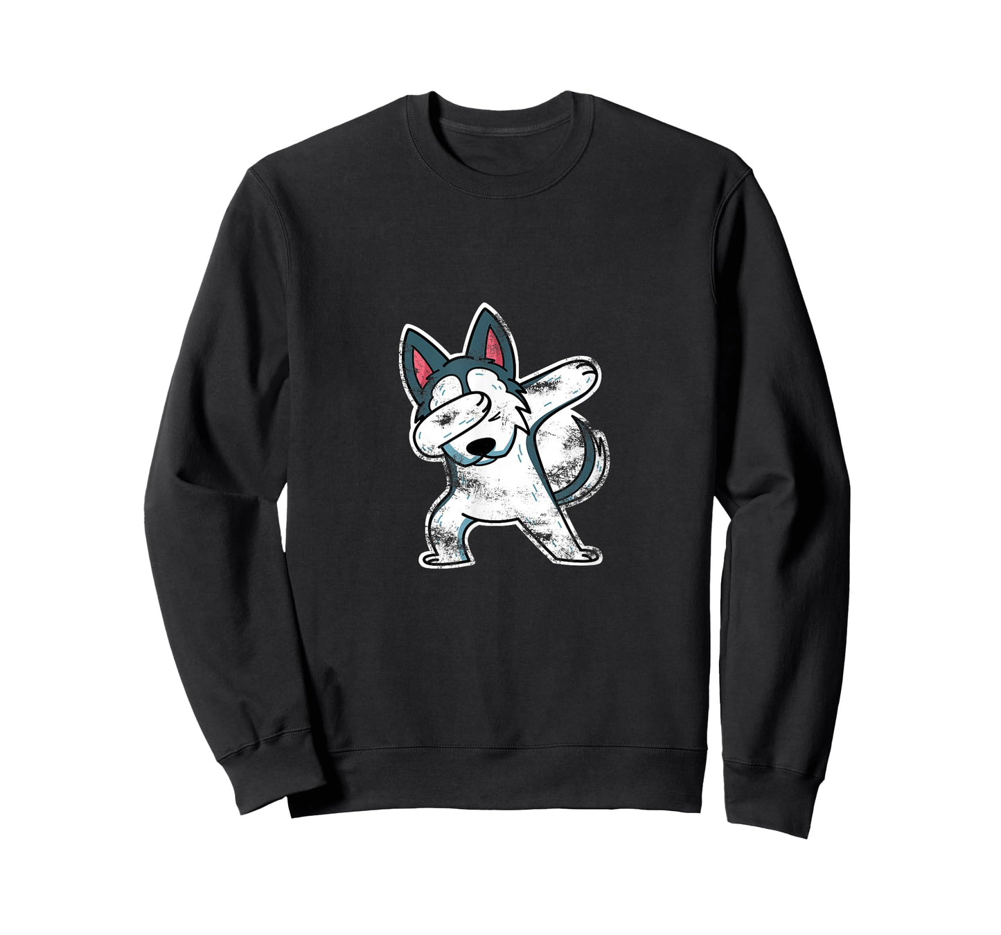 Husky Dog Lover Gift Dabbing Husky T-Shirt for Men Women Kids
