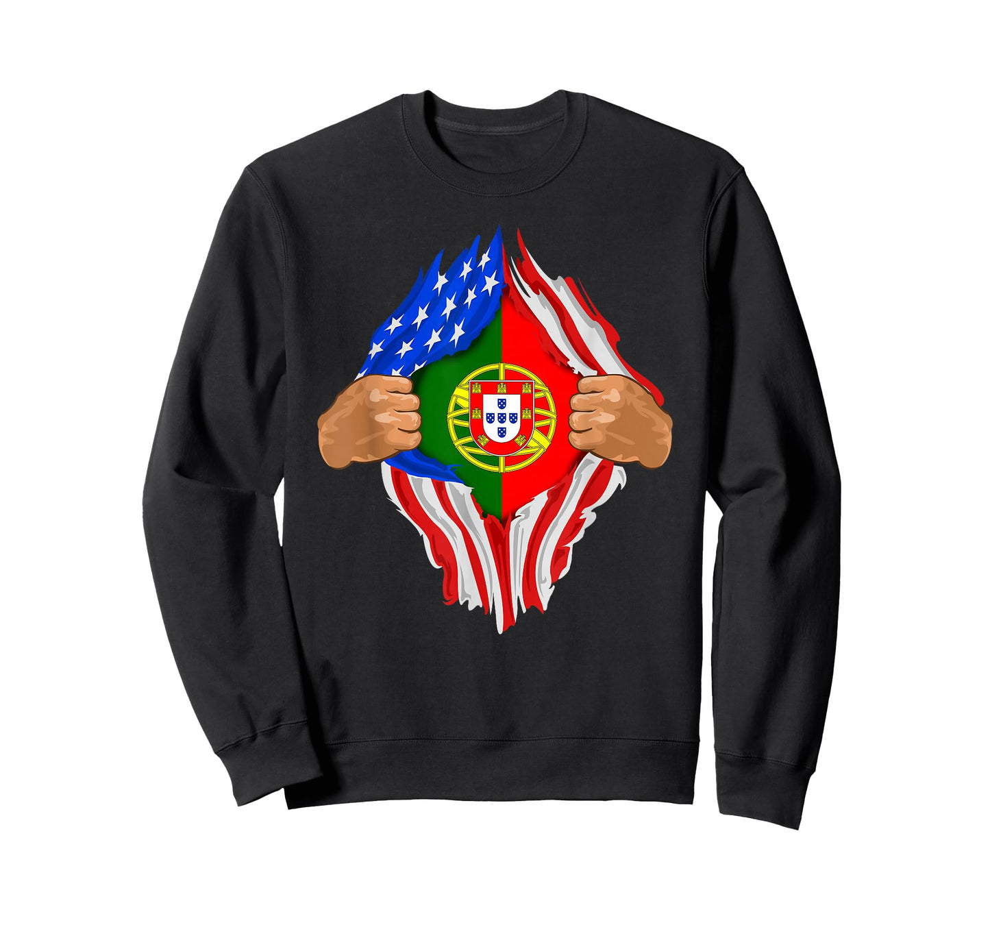 Portuguese Blood Inside Me T-Shirt | Portugal Flag Gift T-Shirt