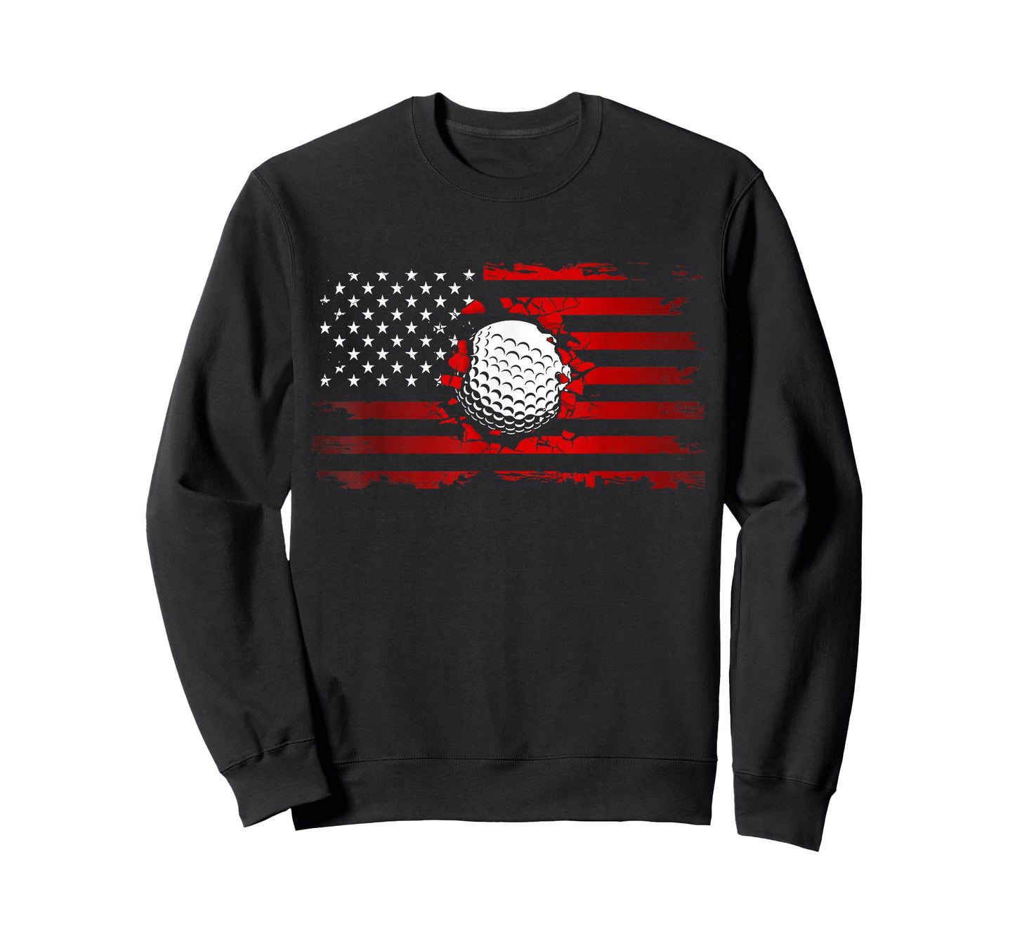 American Flag Golf T-Shirt