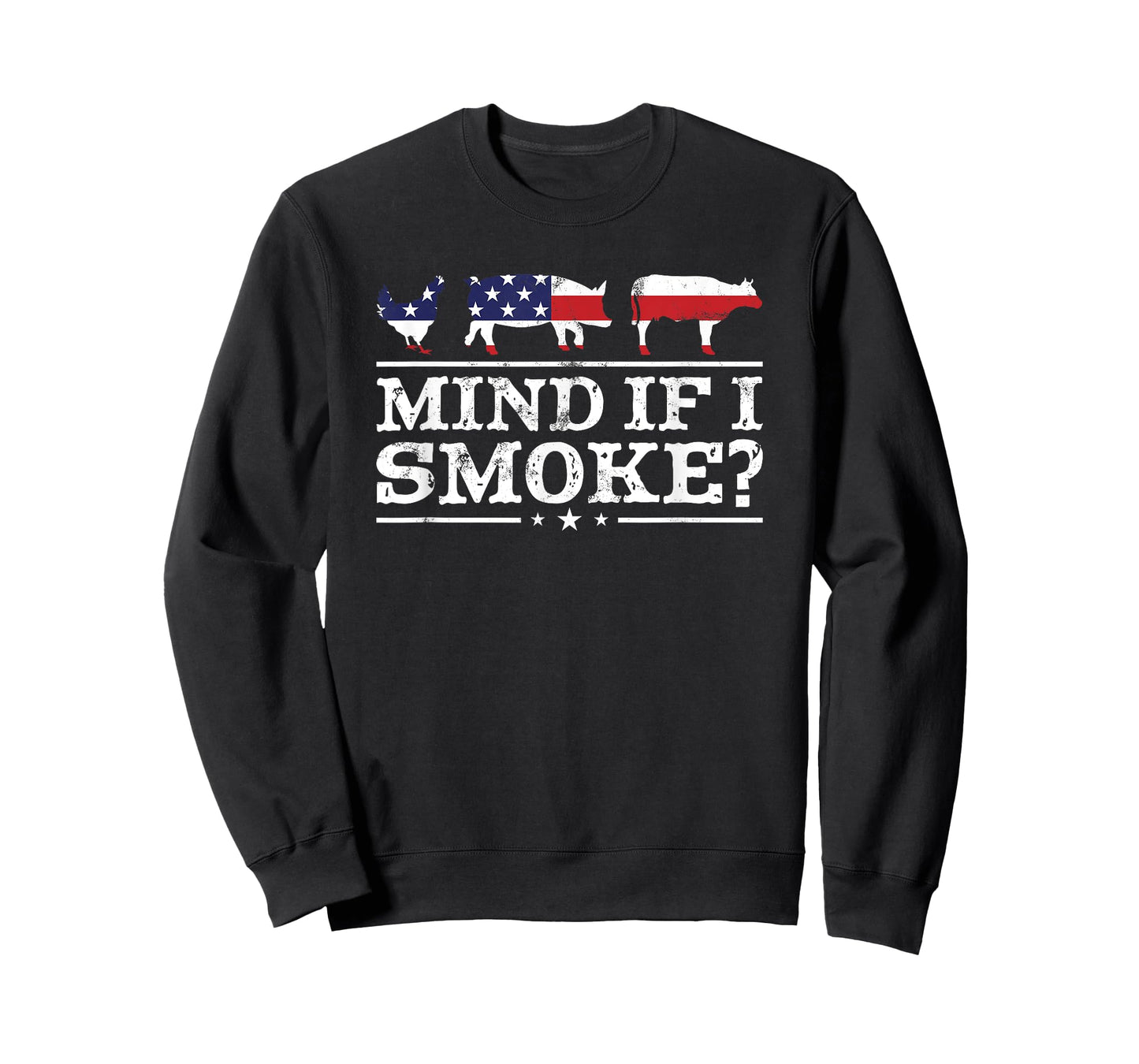 Funny BBQ Shirt Mind If I Smoke Meat Pitmaster Grill Gift T-Shirt
