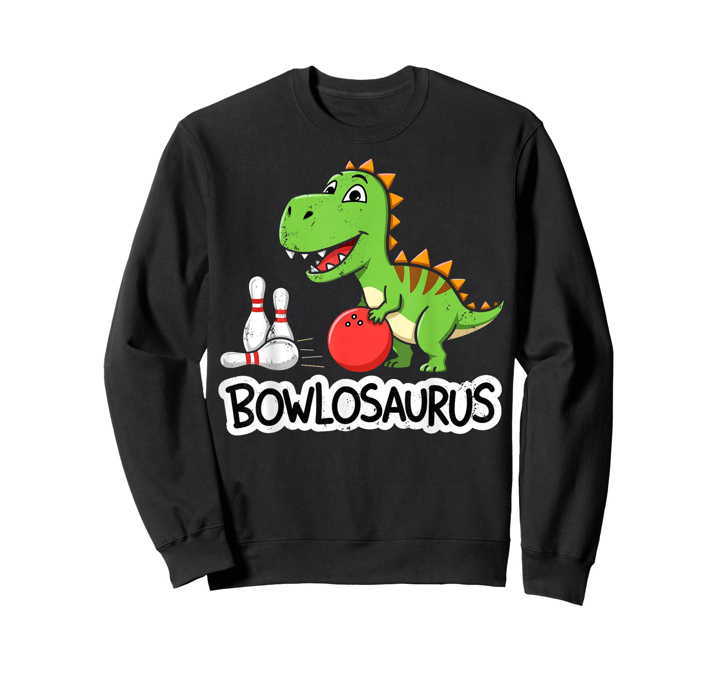 Bowler Dinosaur Bowlosaurus T-Rex Kids Funny Bowling Bowling T-Shirt