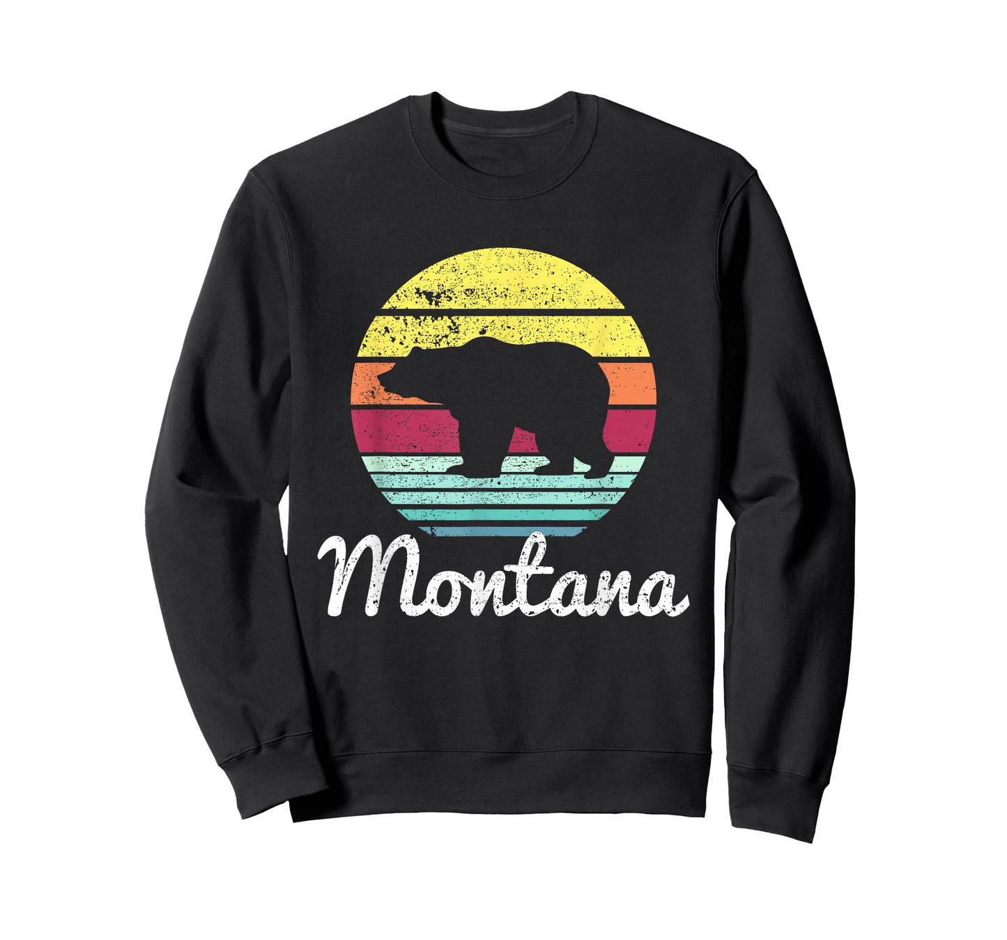 Vintage Retro MT Montana Wildlife Bear Adventure T-shirt T-Shirt