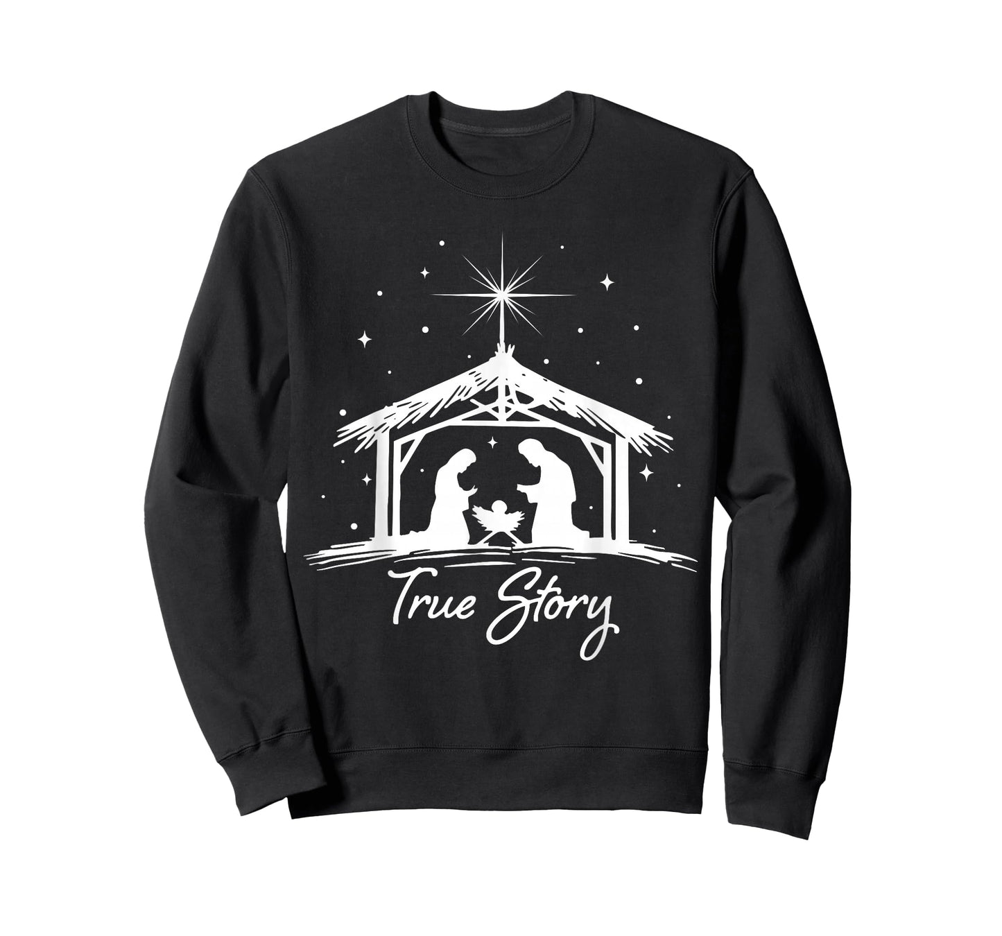 True Story of Jesus Birth Christmas Nativity Christmas T-Shirt