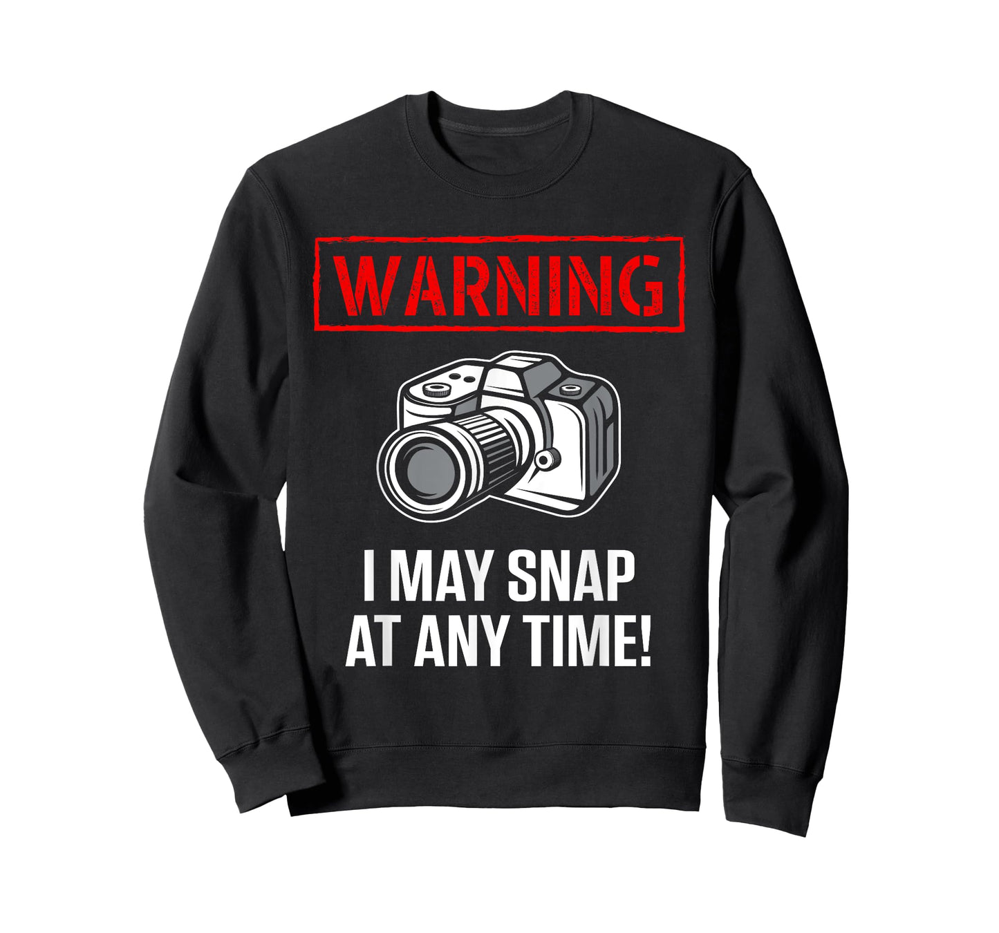 Warning I May Snap At Any Time Shirt Funny Photographer Gift T-Shirt