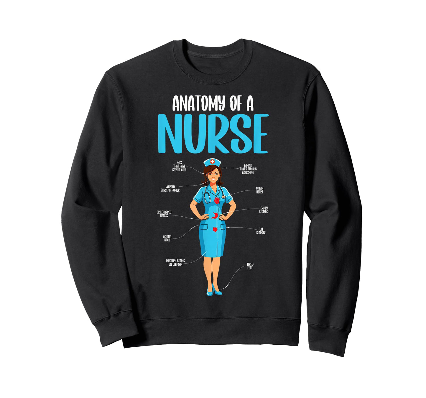 anatomy of a nurse funny nurse students women T-Shirt