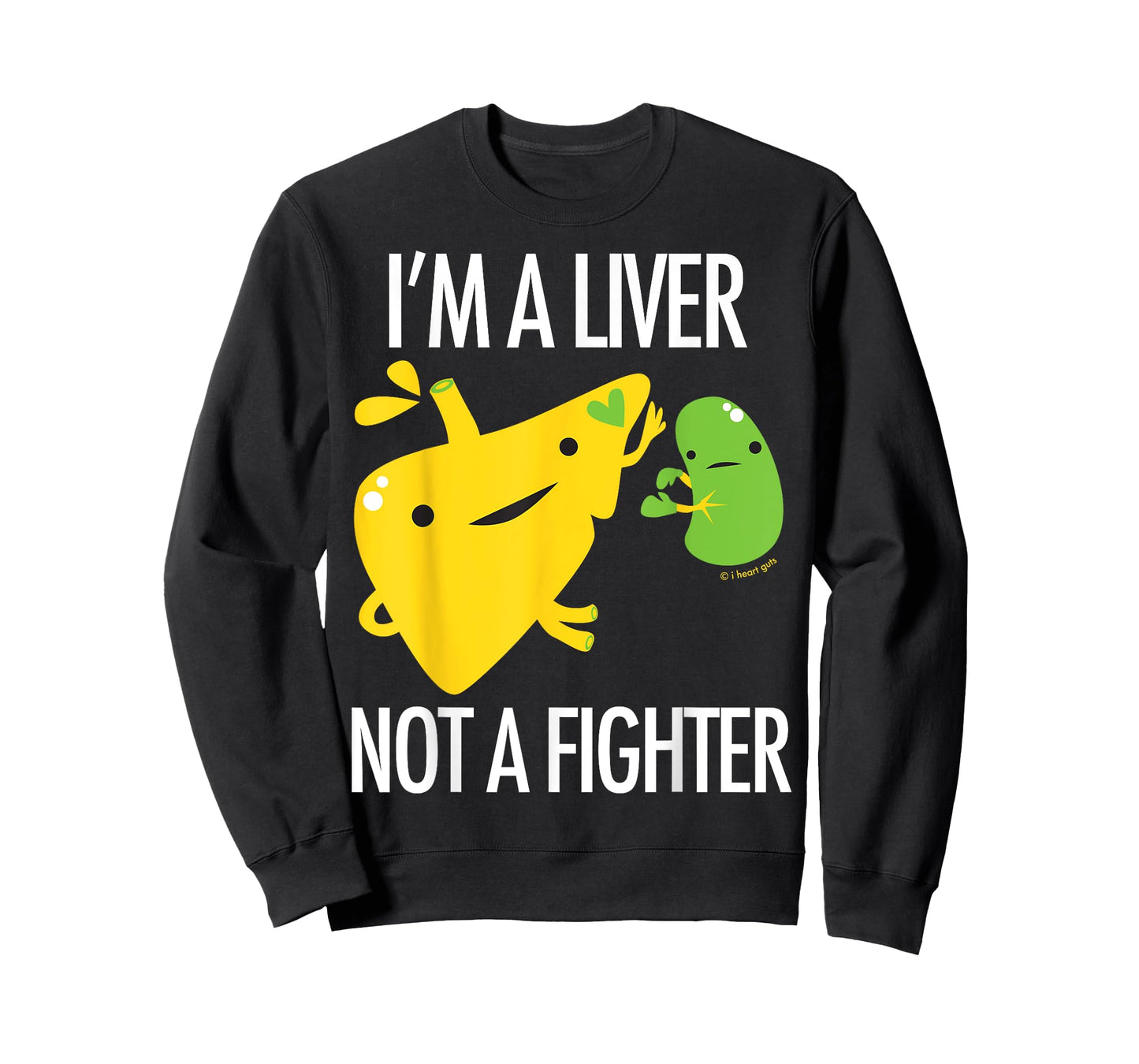 Cute Liver - Funny Cirrhosis Hepatitis Disease Support Humor T-Shirt