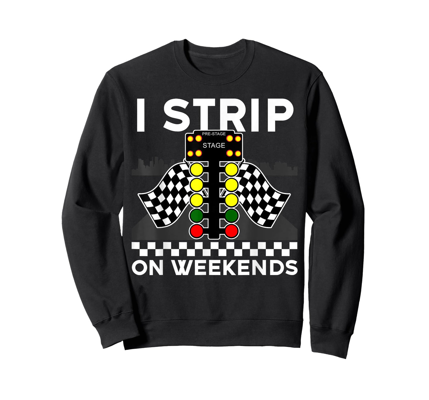 Cool Drag Racing Art Men Women Street Racer Strip Drag Race T-Shirt