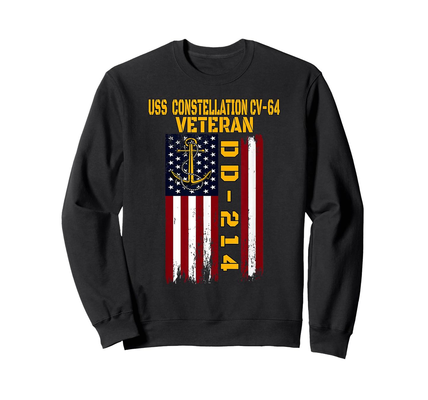 USS Constellation CV-64 Aircraft Carrier Veteran Day Fathers T-Shirt