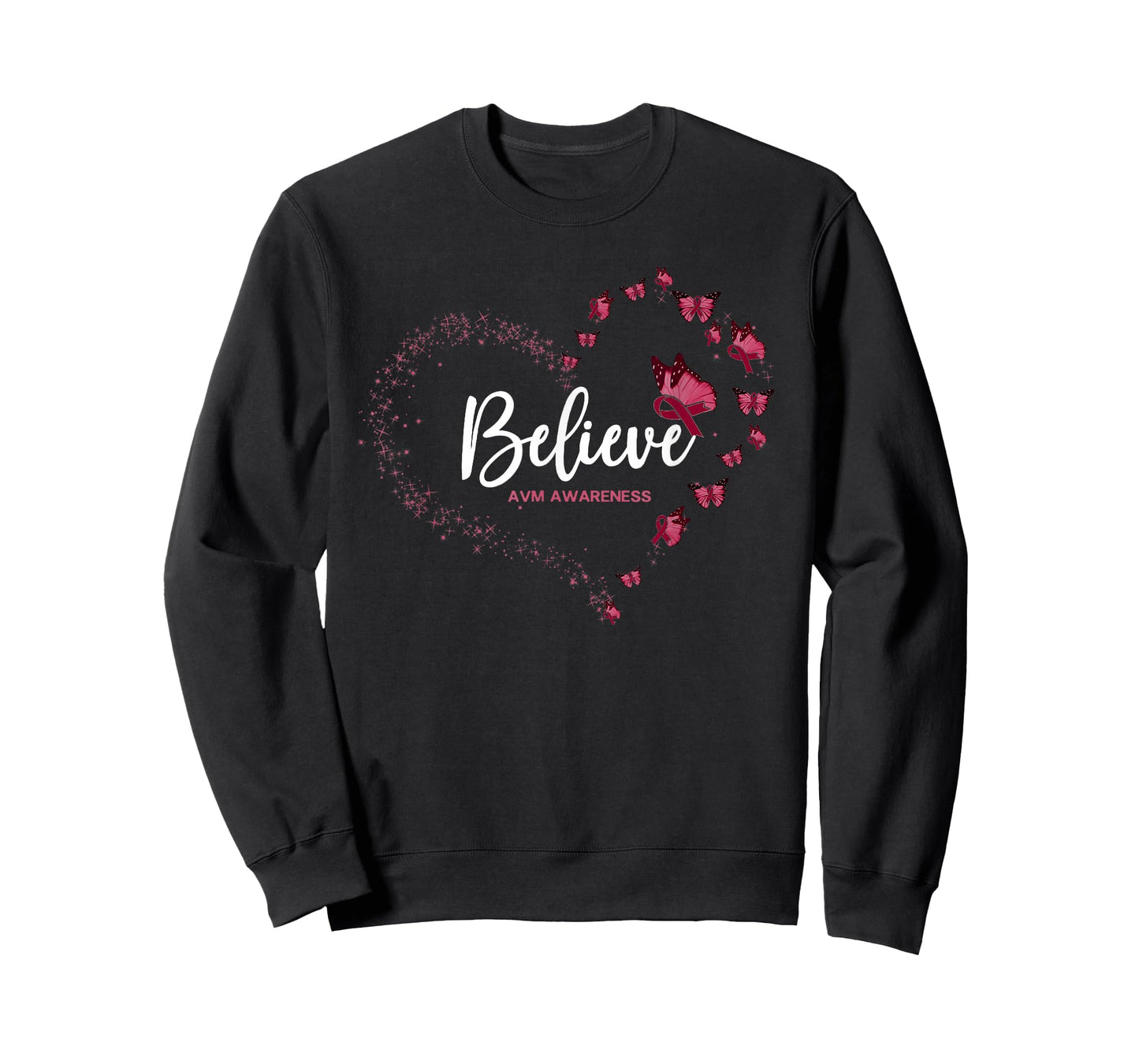 AVM Awareness Butterfly Believe T-Shirt