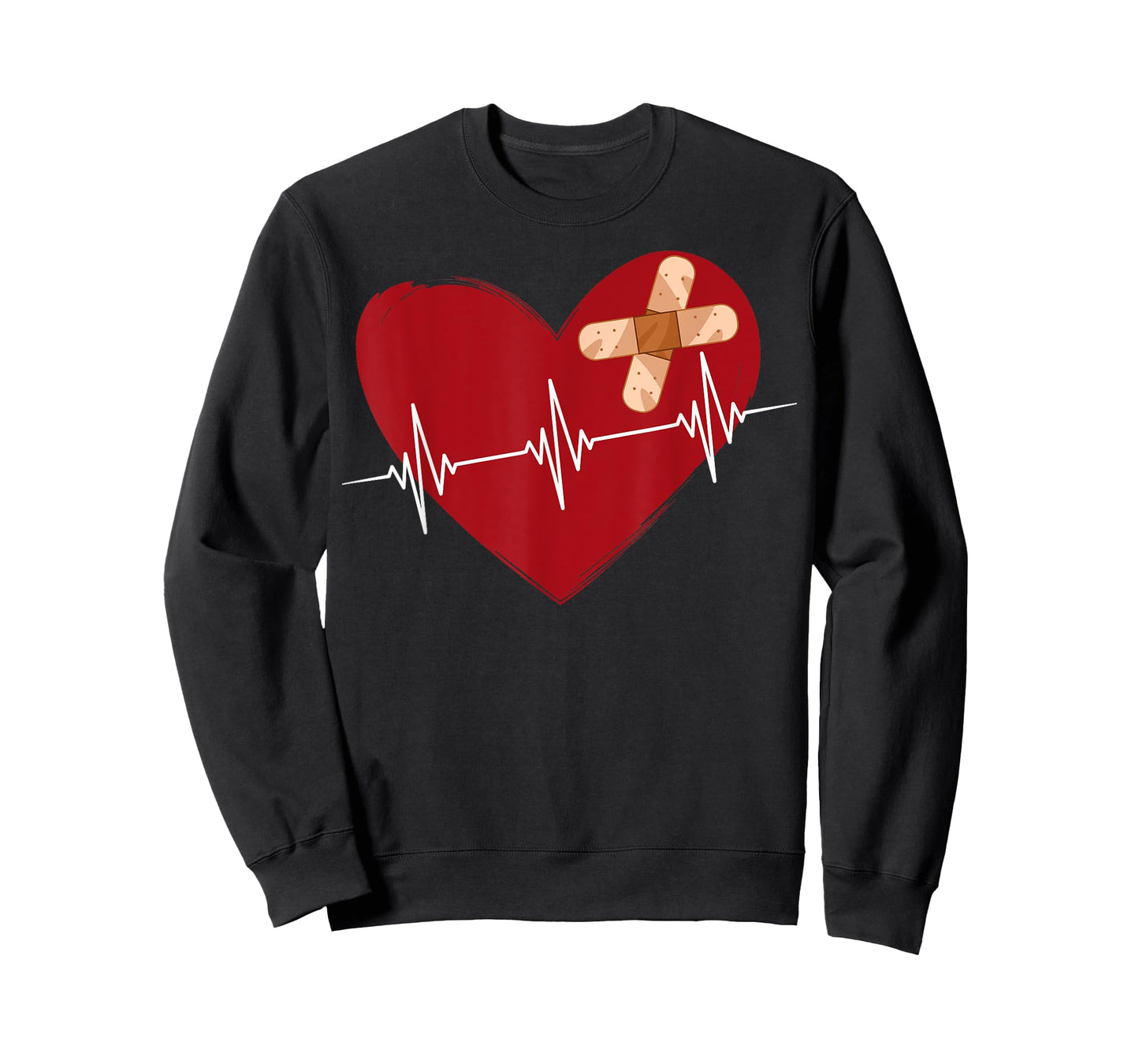 Coronary Diseases Artery Bypass Open Heart Surgery Heartbeat T-Shirt