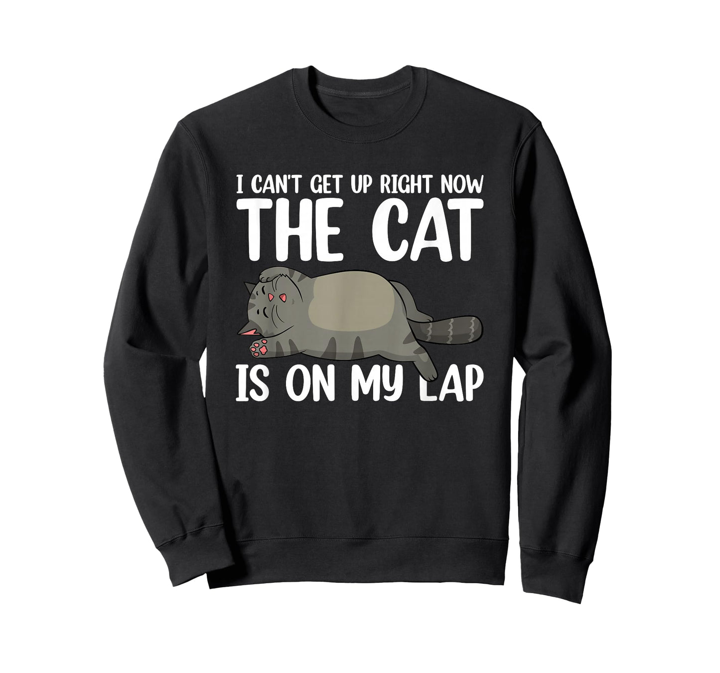 I Can’t Get Up Right Now The Cat Is On My Lap Cat T-Shirt