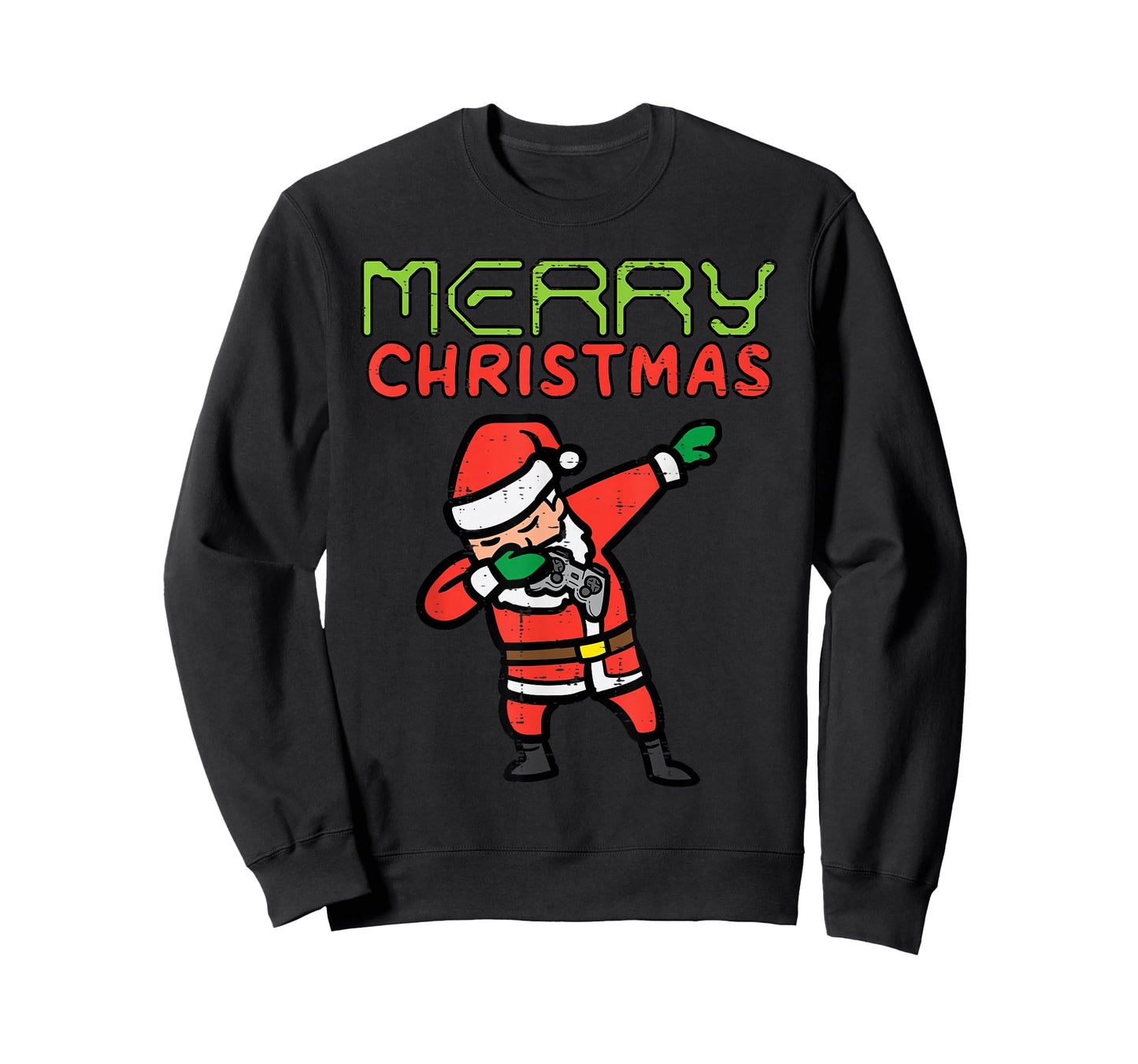 Merry Christmas Gamer Santa Dab Xmas Gaming Boys Kid Toddler T-Shirt