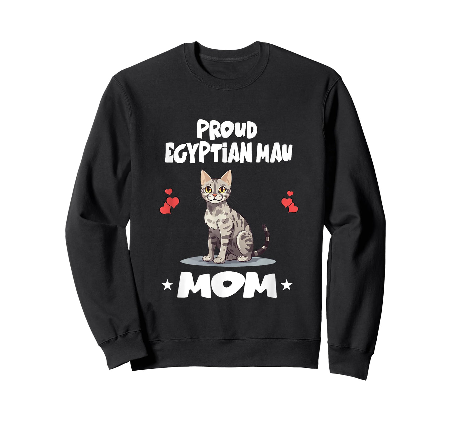 Proud Egyptian Mau Cat Mom Men Women Kids T-Shirt