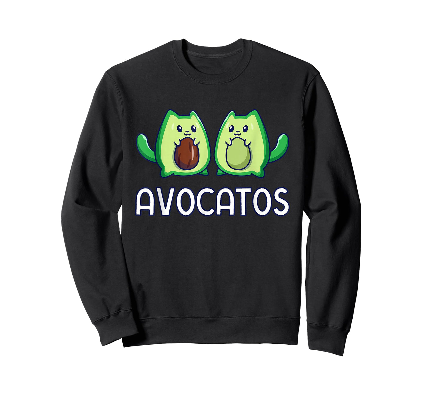 Avogato Avocado Cat Vegan Cat T-Shirt