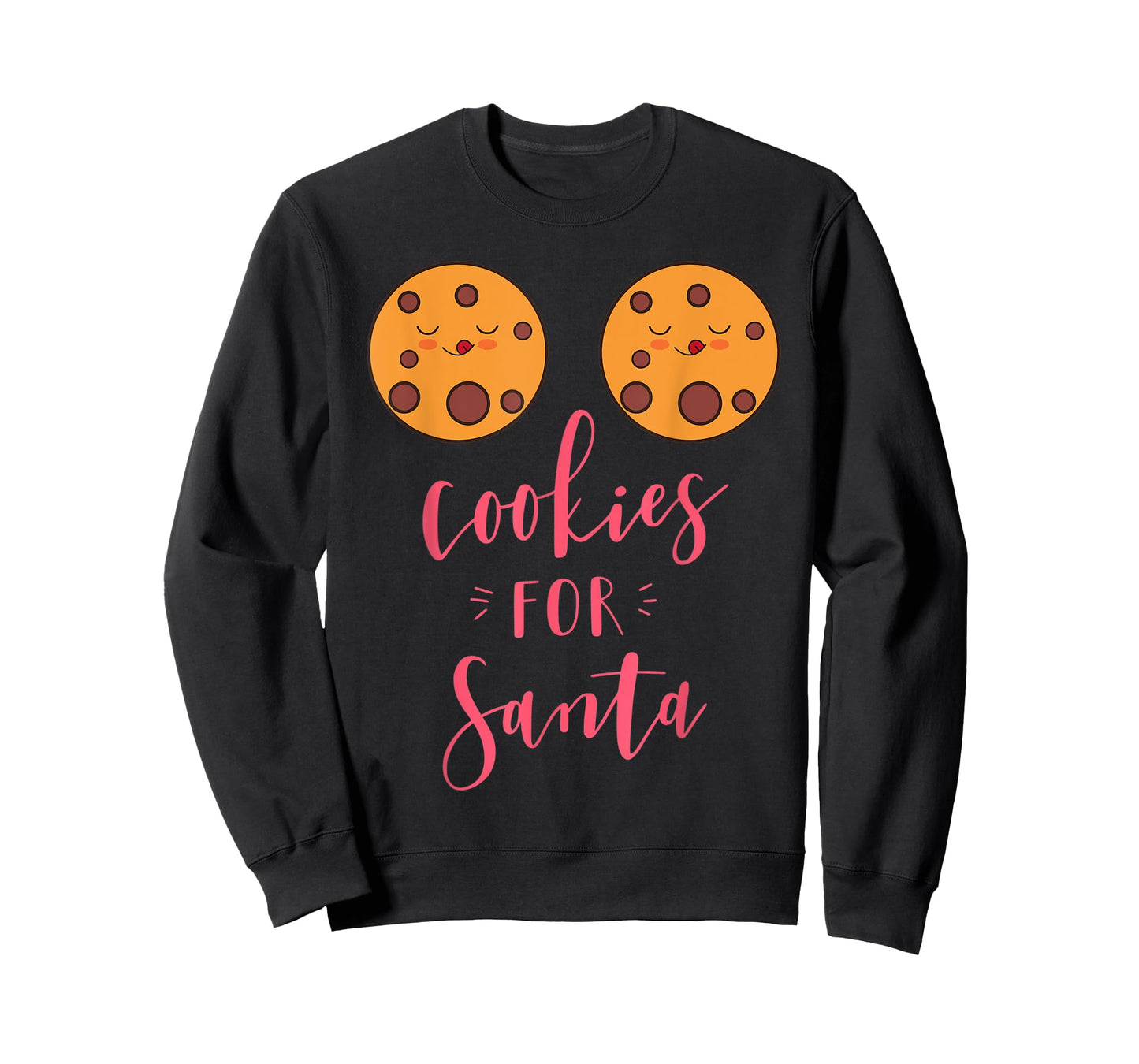 Cookies for Santa - Funny Cookie Boobs Adult Christmas Gift T-Shirt