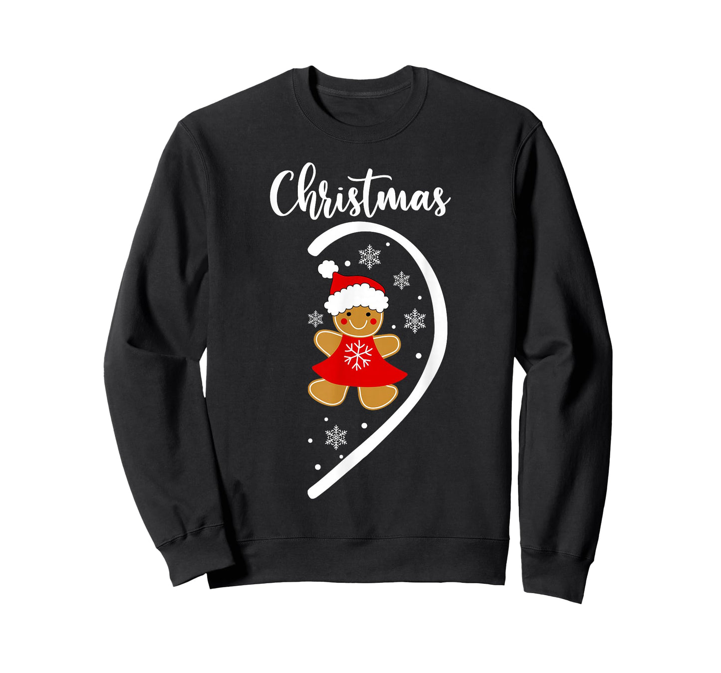 Merry Xmas Matching Christmas Pajama Black Crew Neck Short Sleeve T-Shirt Small Unisex-Adults