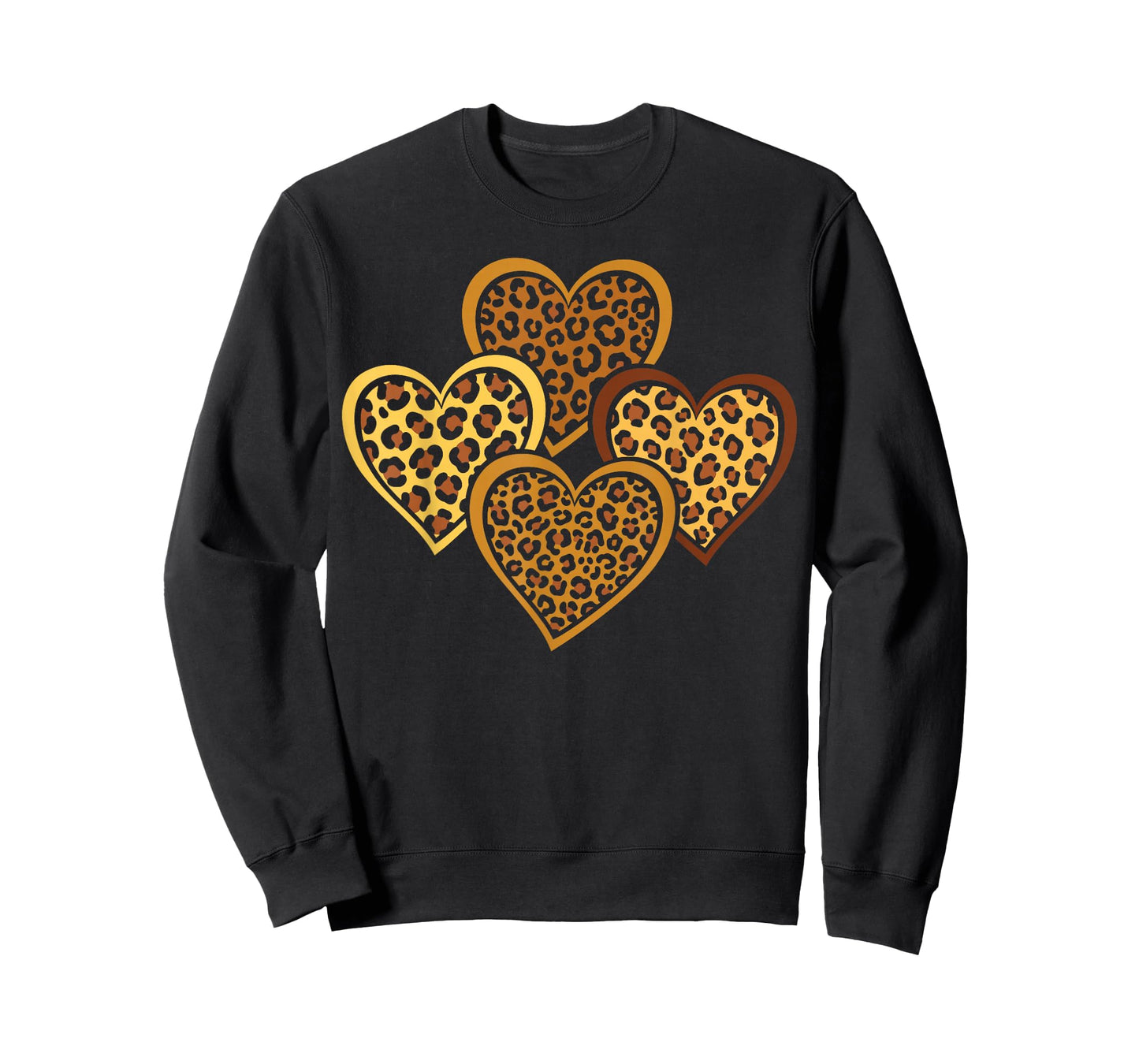 Cheetah Leopard Print Hearts Animal T-Shirt