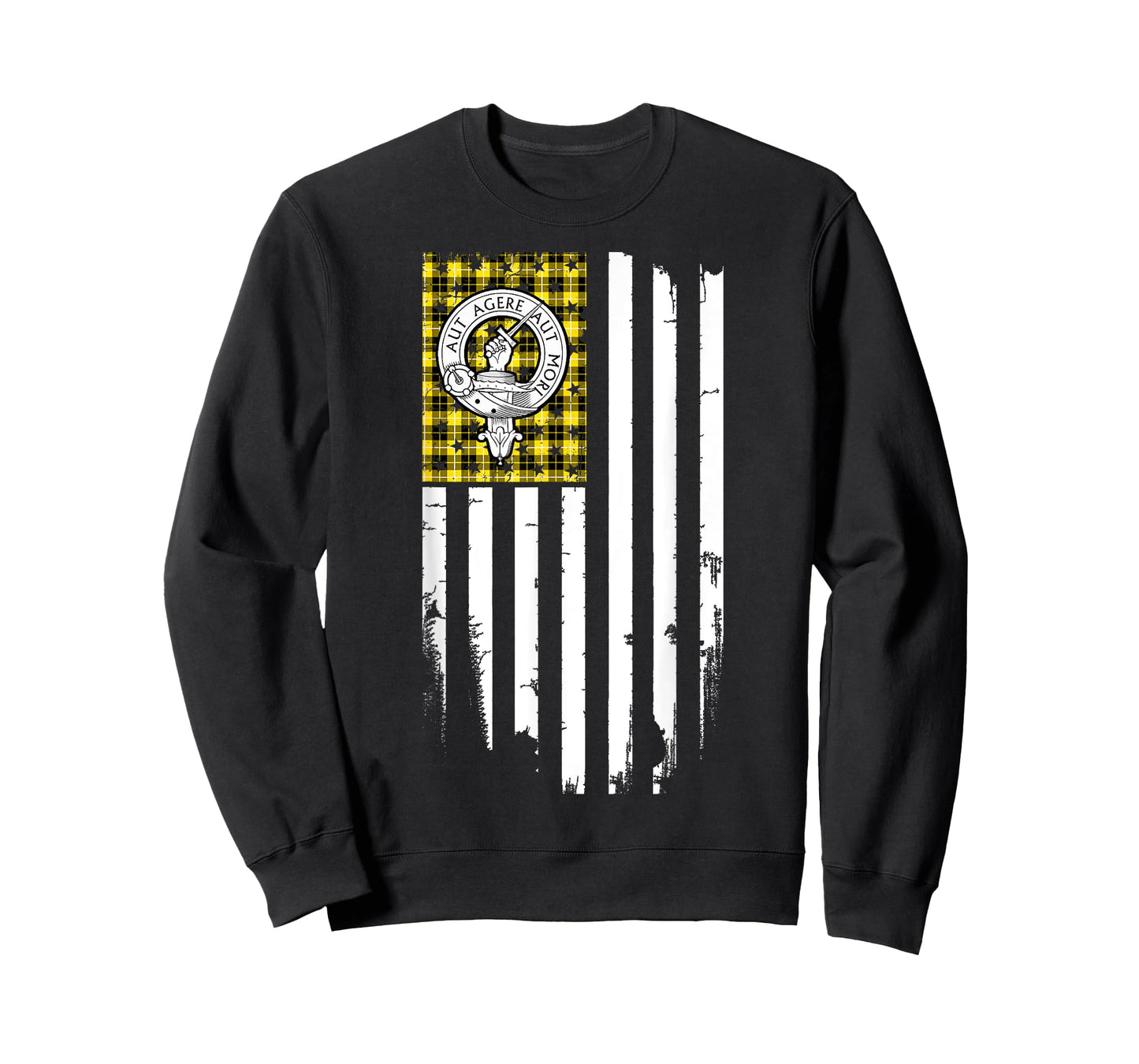 Scottish American Barclay Clan & Stripes Flag T-Shirt