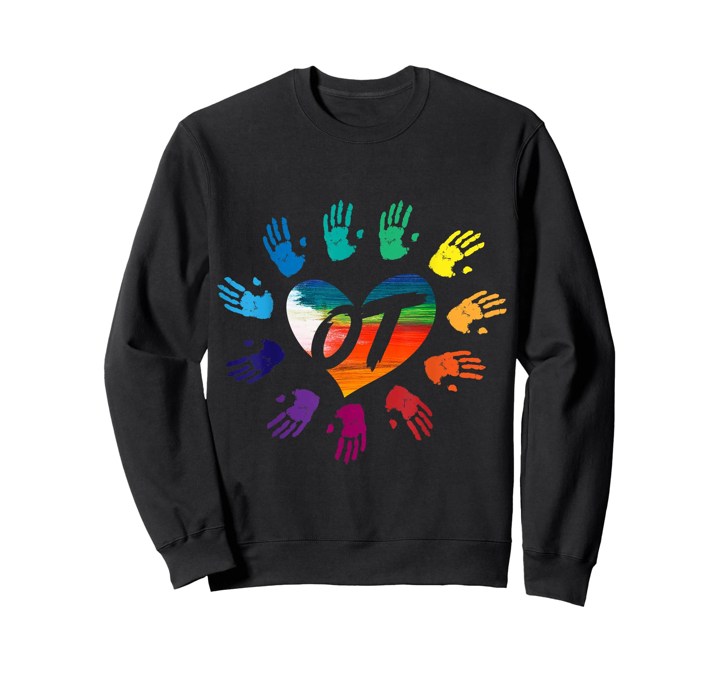 Cute Meaningful OT Hands T Shirt Occupational Therapy Gift T-Shirt