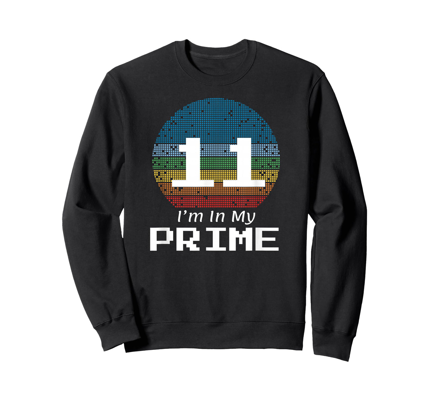 11 Year Old Birthday Prime Number Math T-Shirt
