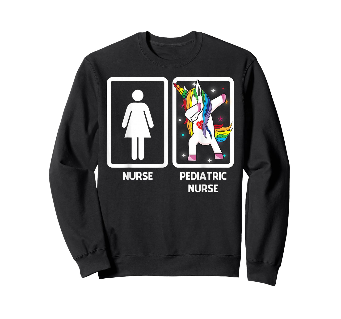 Pediatric Nurse Unicorn Dabbing Funny Pediatric Nursing T-Shirt