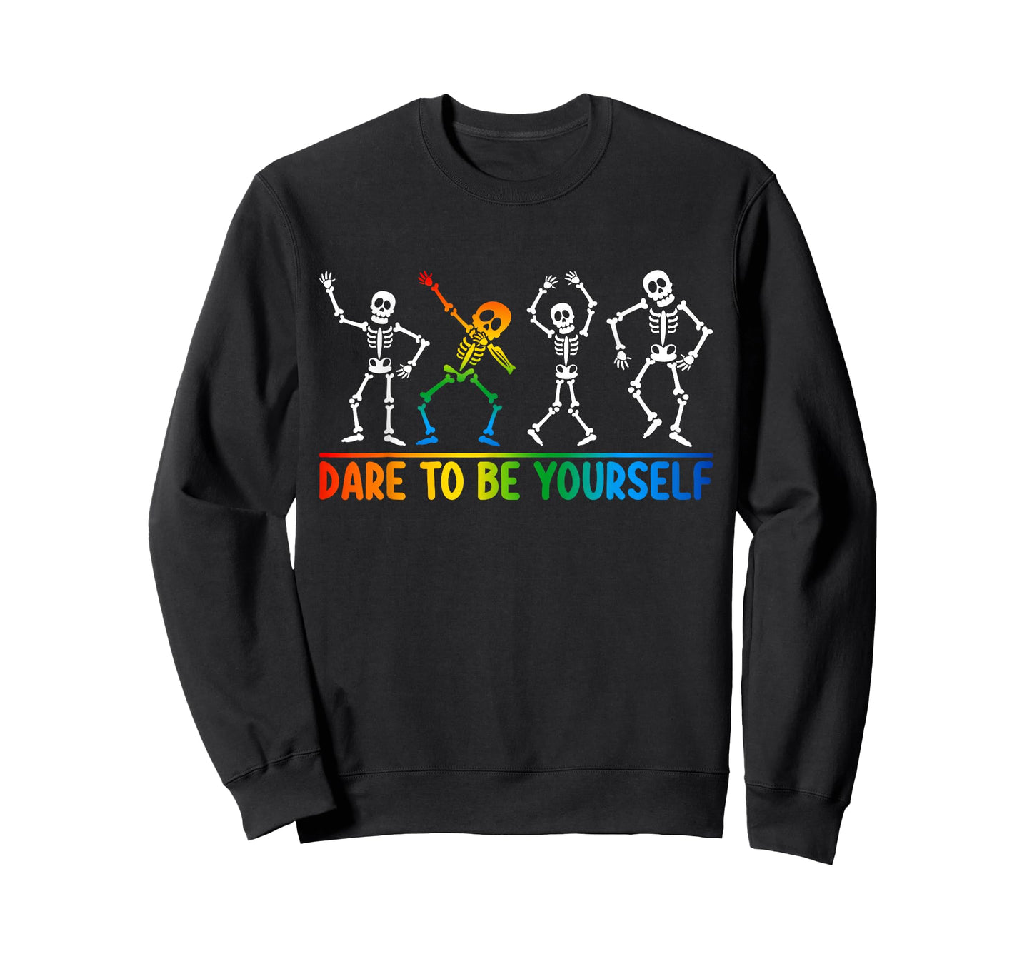 Dare to Be Yourself Cute Dabbing LGBTQ Pride T-Shirt