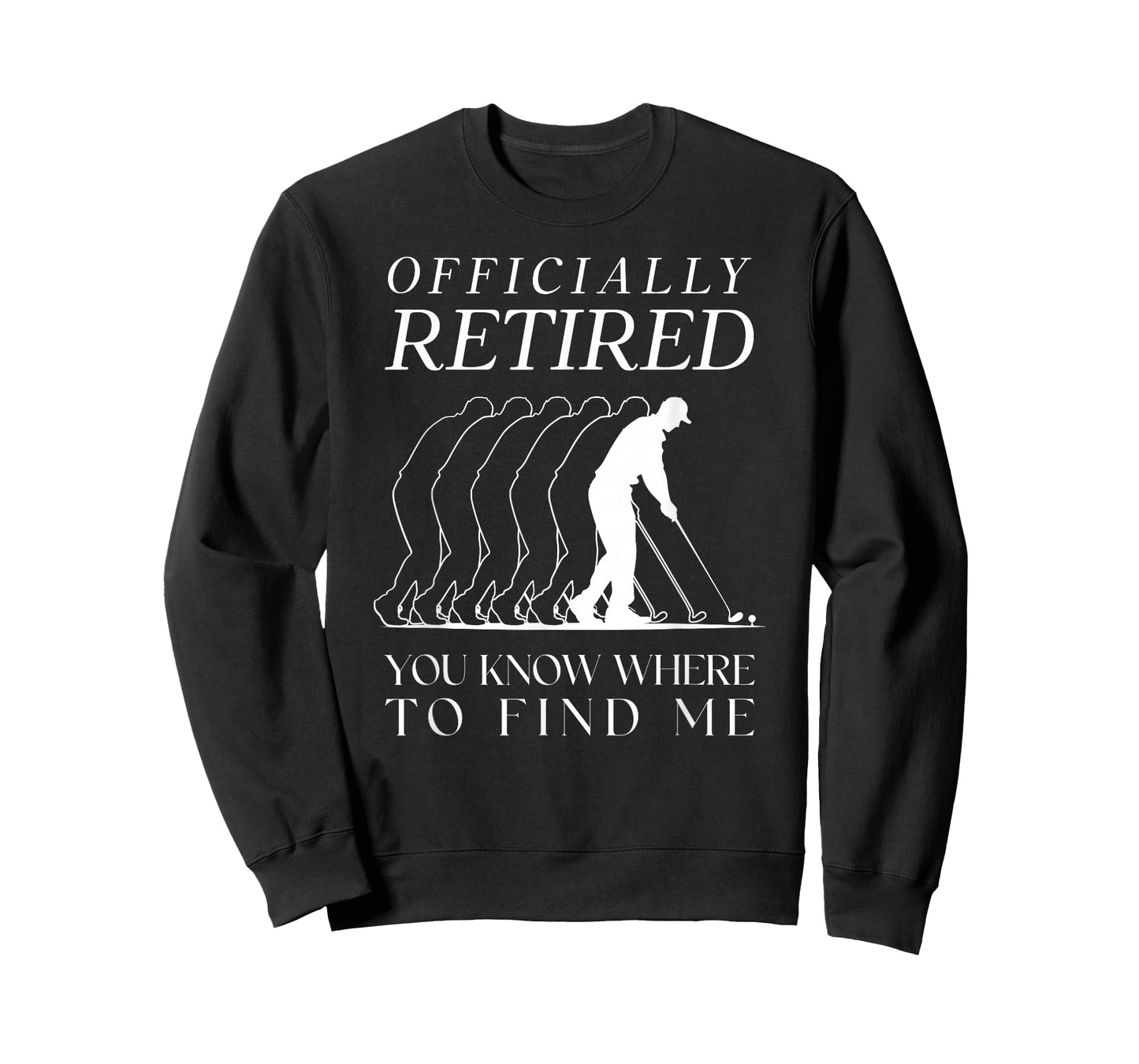 Funny Golf Officially Retired Golfer Golfing Retirement Plan T-Shirt