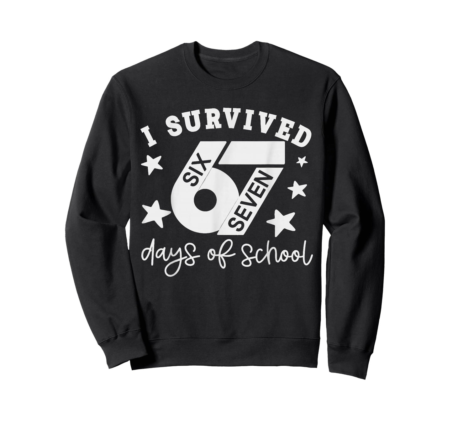 I Survived 67 Days of School Teachers Students 100th Day T-Shirt