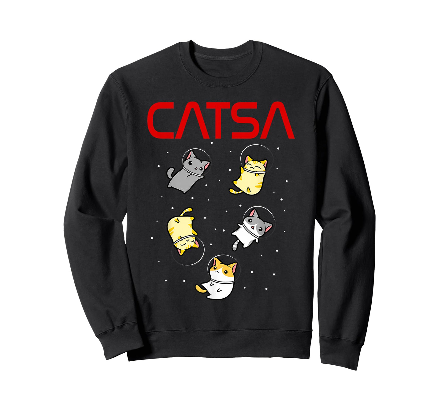 Funny Space Astronaut Cat Gifts Men Women Kids Cats Space T-Shirt
