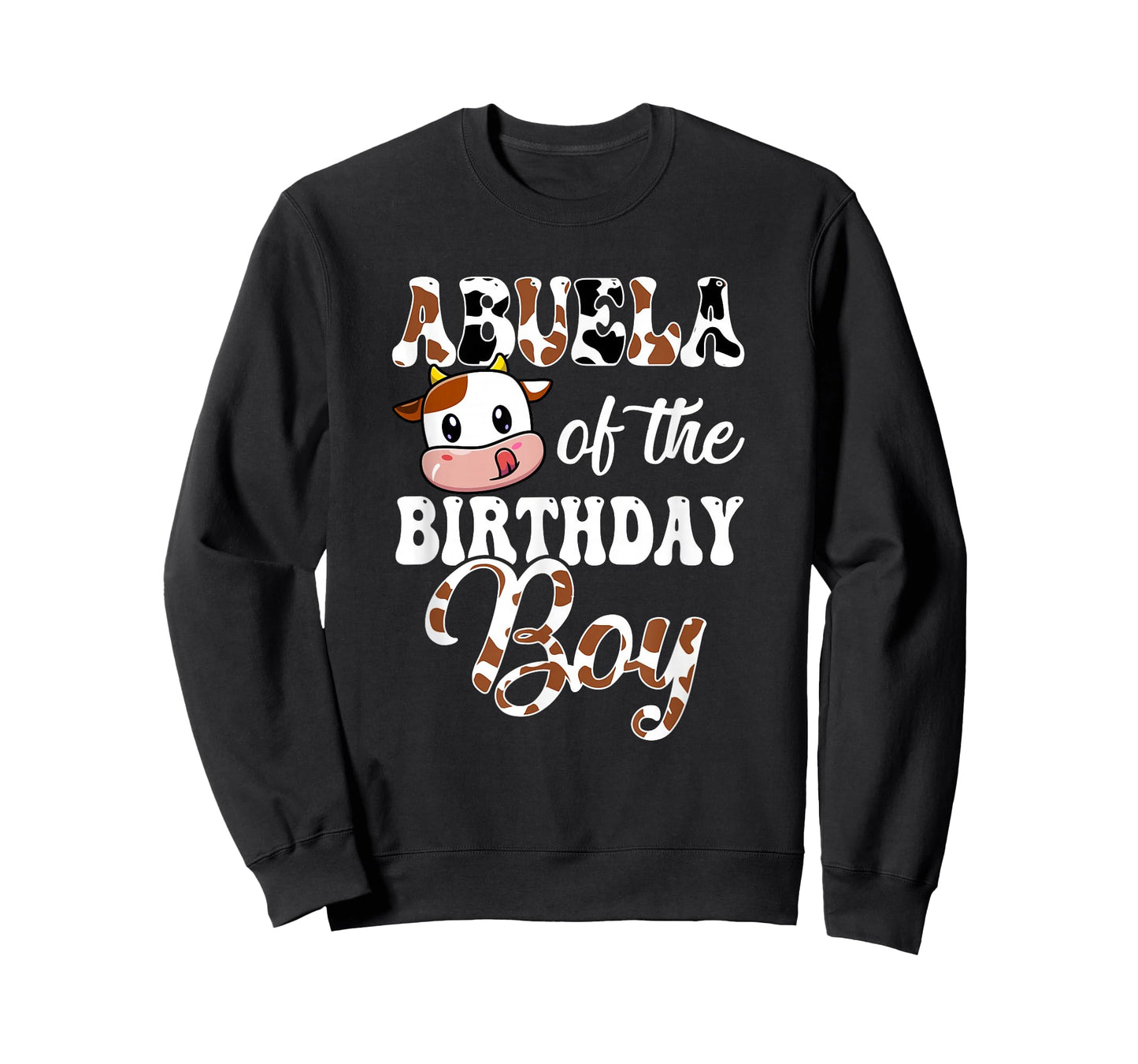 Abuela Of The Birthday Boy Cow Farm 1St Birthday Boy T-Shirt