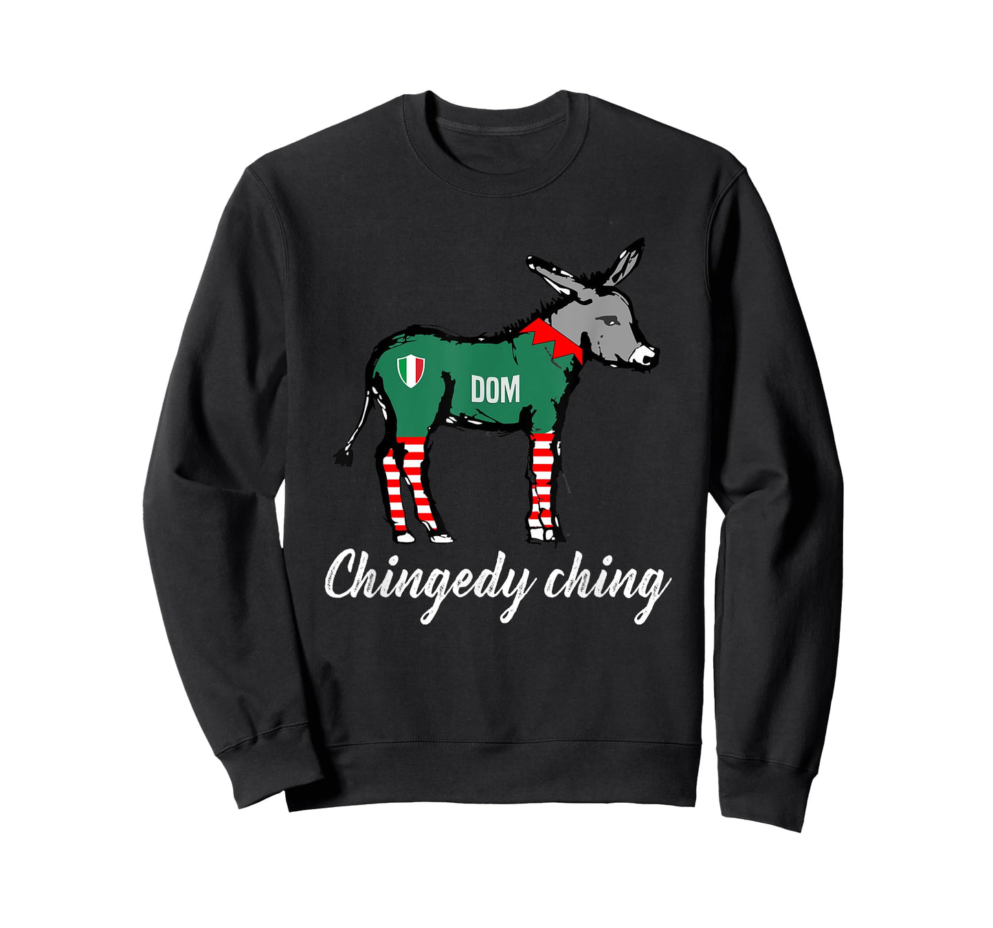 Chingedy Ching Italian Christmas Donkey T Shirt T-Shirt