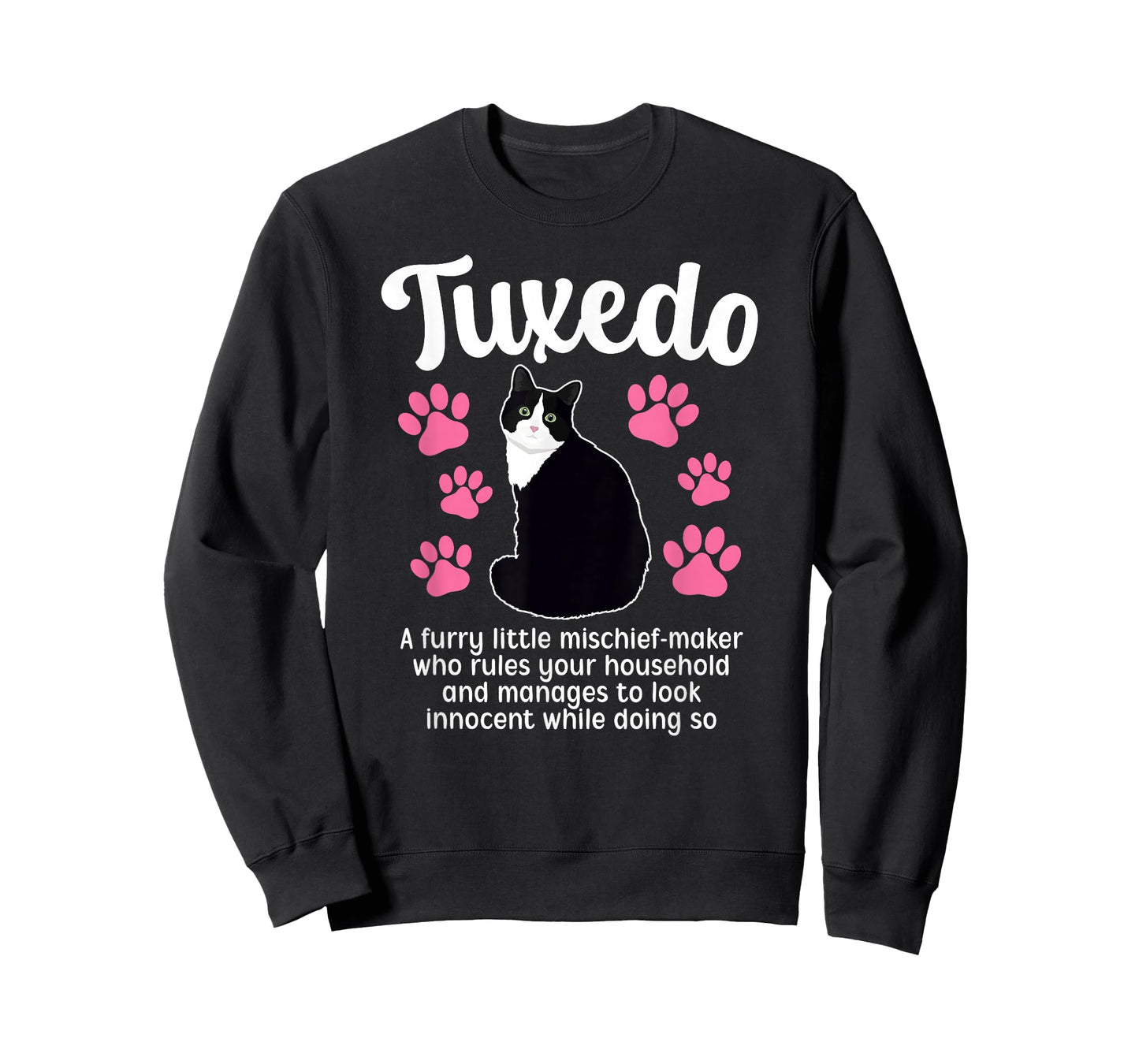 Tuxedo Cat Definition Tuxedo Cat Owner Tuxedo Cat Lover T-Shirt