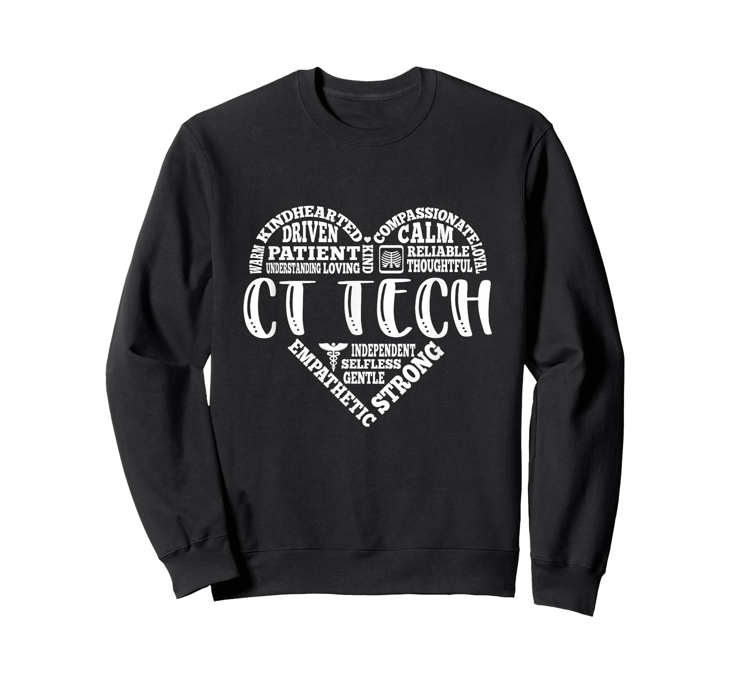 CT Tech, Radiologist, X-Ray Caring, Compassionate, Dedicated T-Shirt