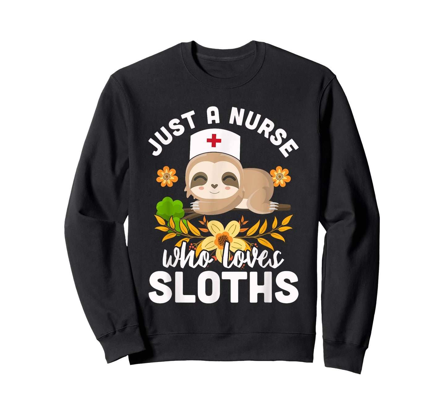 Cute Sloth Nurse Animal Lover Medicine Nurse T-Shirt