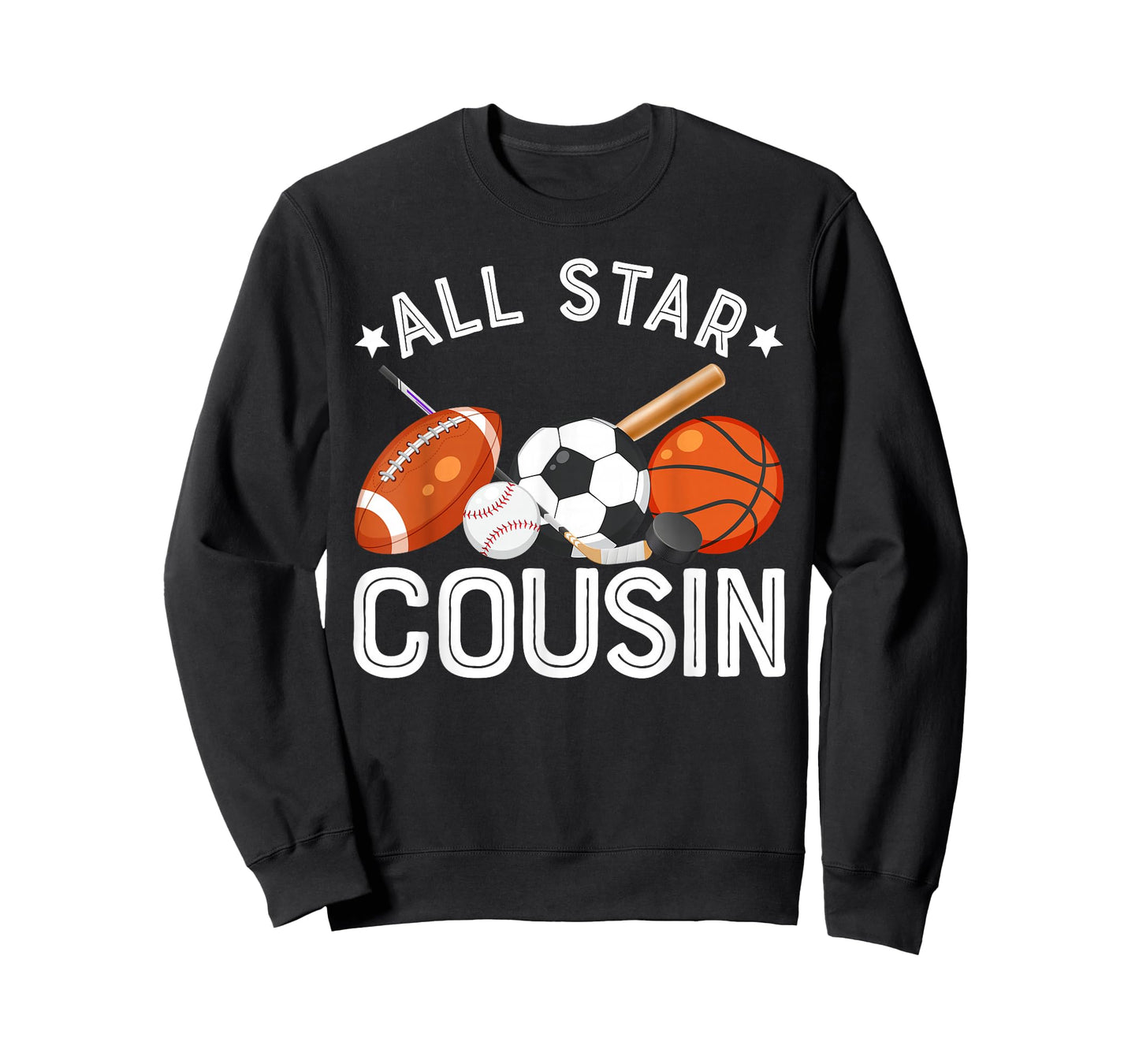 All Star Cousin Of The Birthday Boy Basketball Soccer Sport T-Shirt
