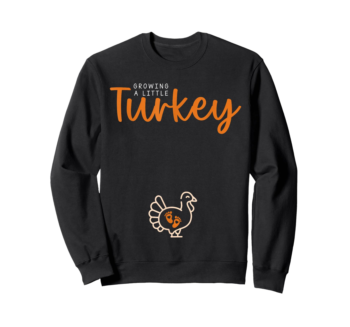 Baking A Little Turkey Thanksgiving Pregnancy Announcement T-Shirt