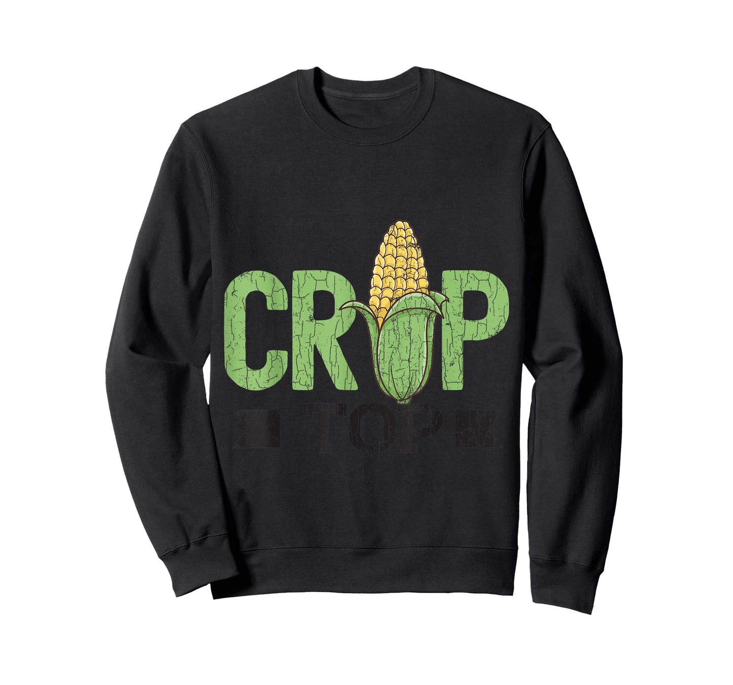 Corn Crop Top Funny Farming Farmer Tractor Farm Graphic T-Shirt