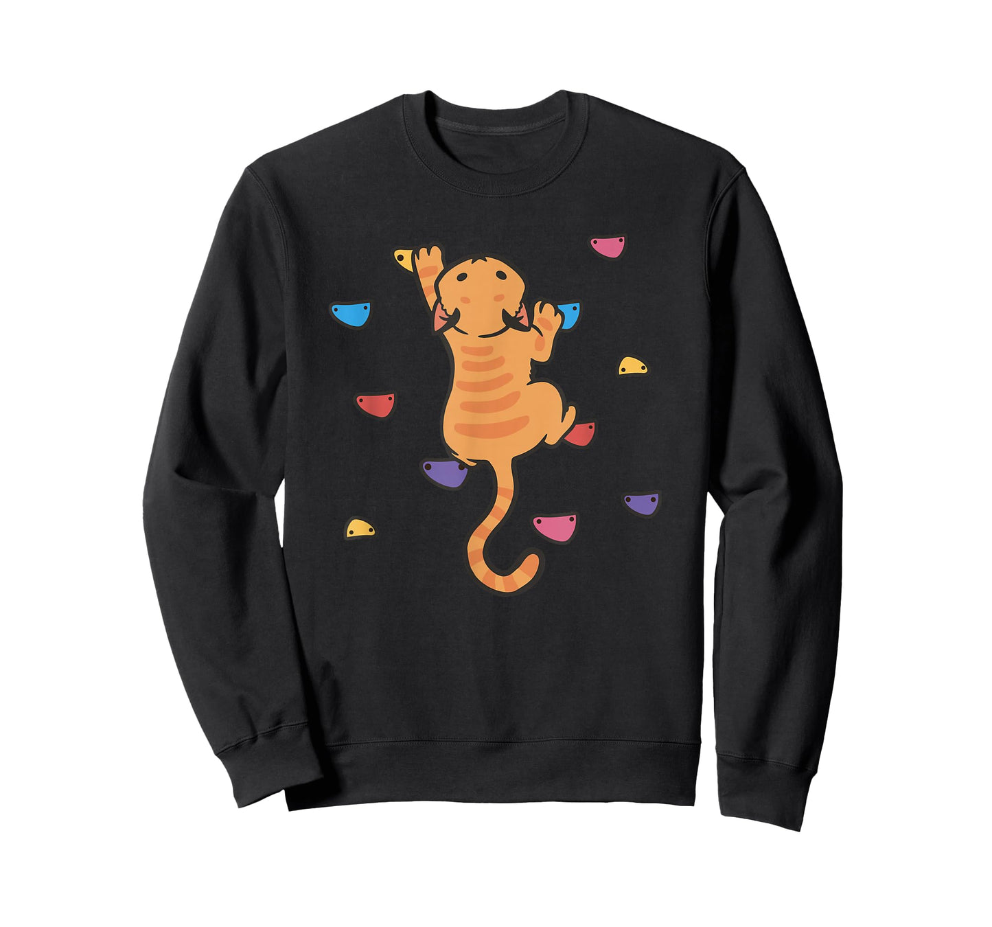 Funny Cat Climber Rock Climbing Cute Bouldering Kitten Pet T-Shirt