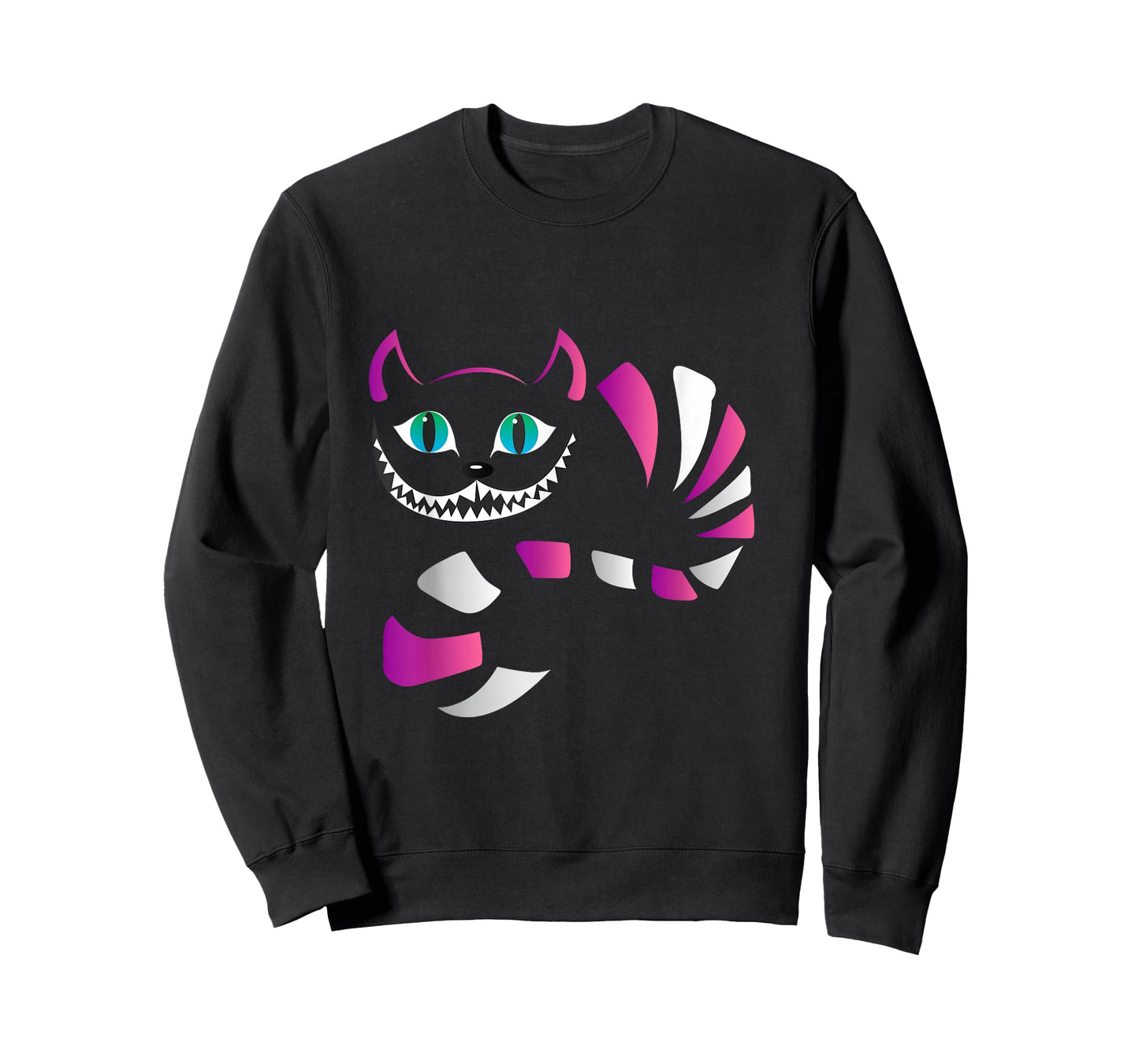 Funny Cheshire Faced cat - Funny Cats t Shirt T-Shirt