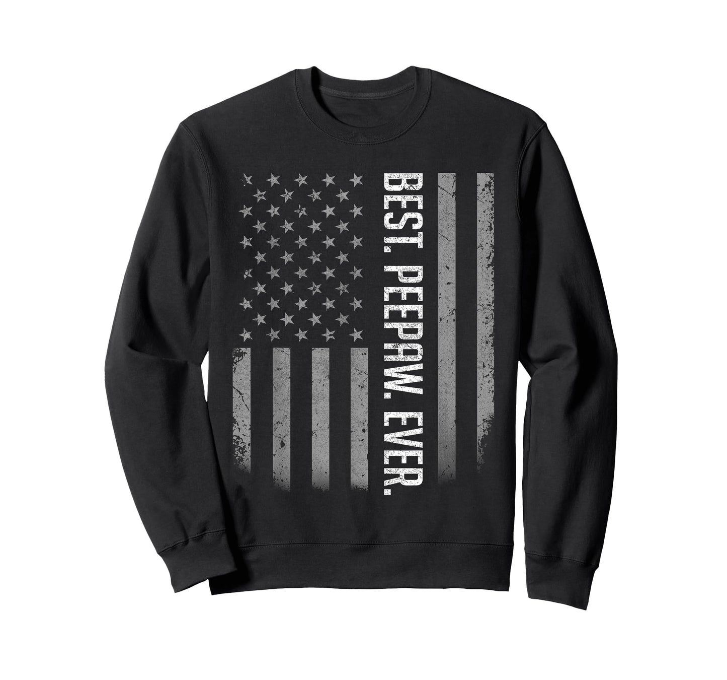 Best Peepaw Ever American Flag Shirt Gifts For Father's Day Men T-Shirt