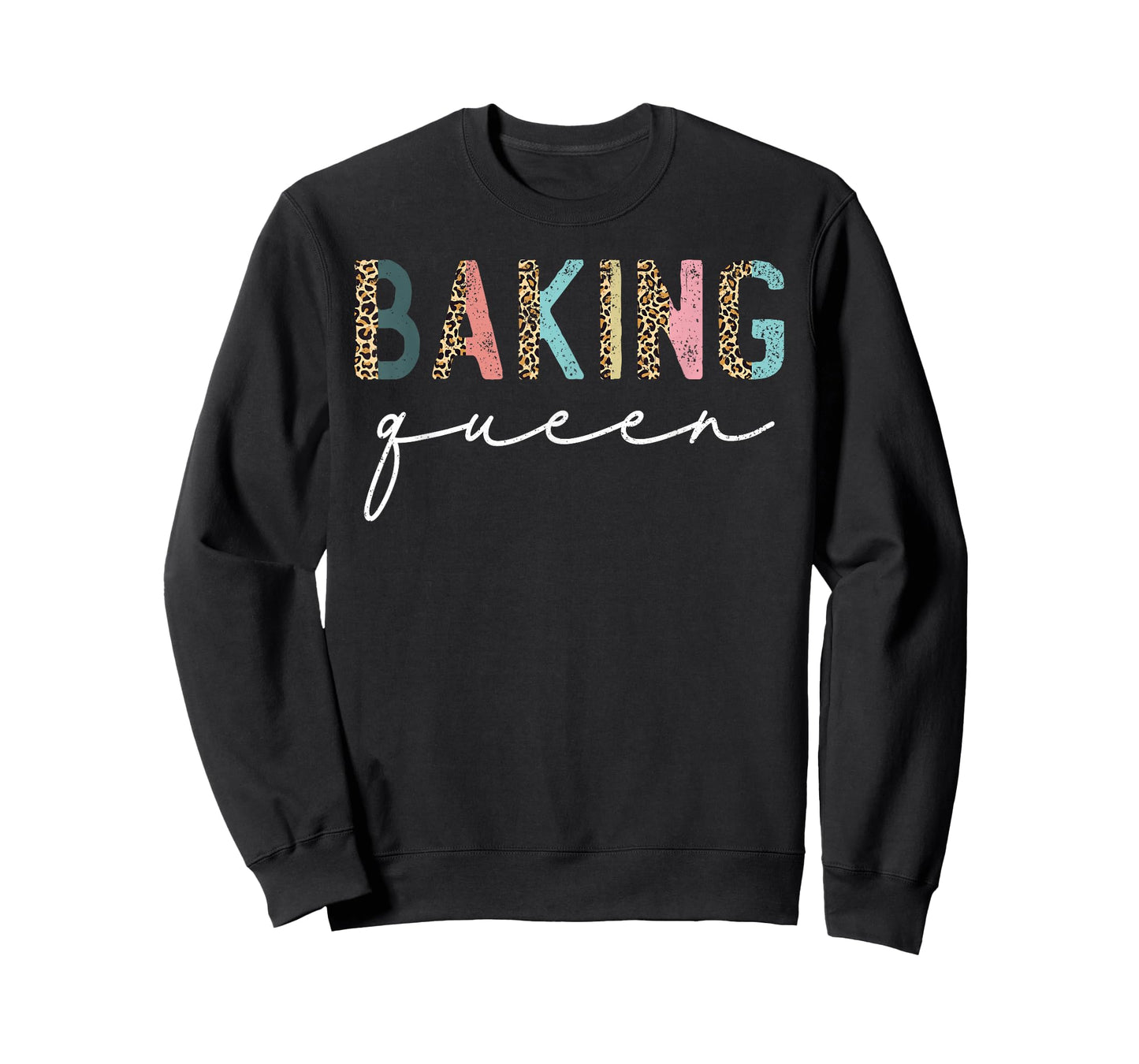 Baking Queen Leopard Baking Lover Baker Pastry Chef Bakery T-Shirt