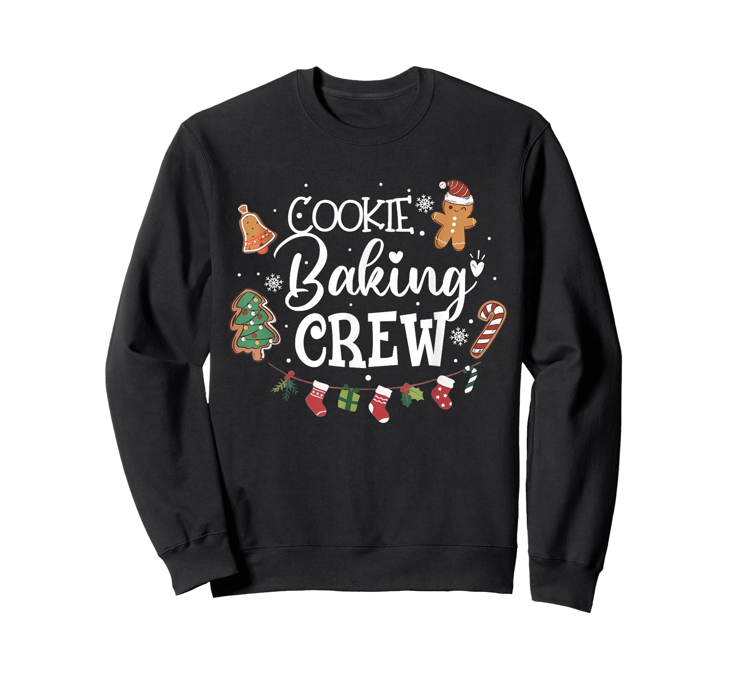 Christmas Cookie Baking Crew Family Baking Team Christmas T-Shirt