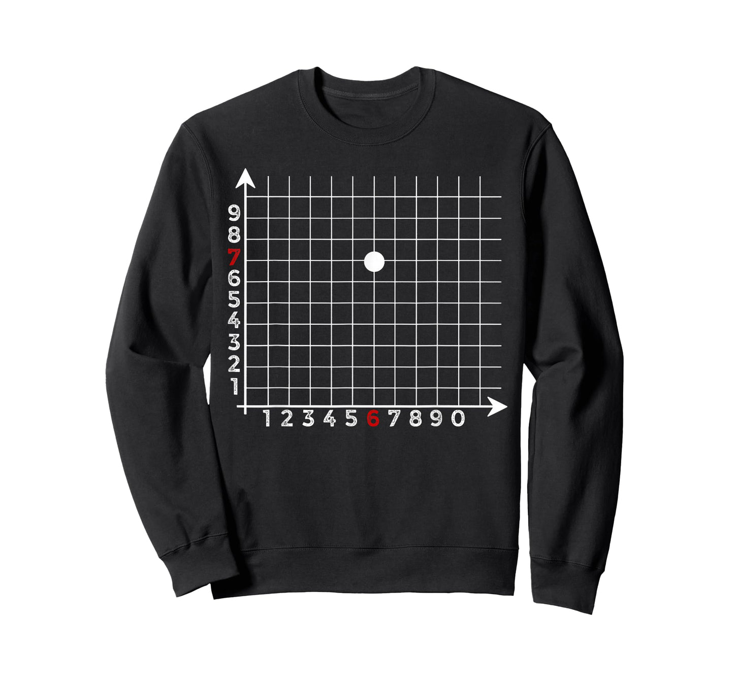 Coordinate (6,7) Funny Math Teacher 67 Six Seven Meme Math T-Shirt