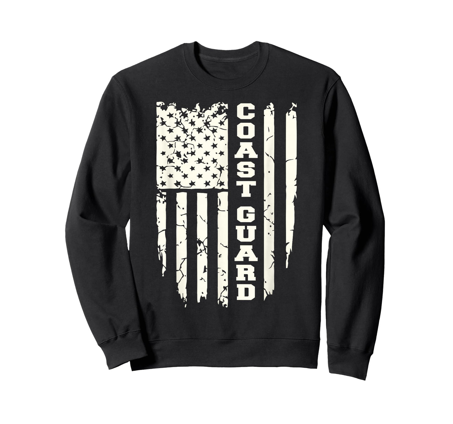 Distressed American Flag Coast Guard Auxiliary Gifts For Men T-Shirt