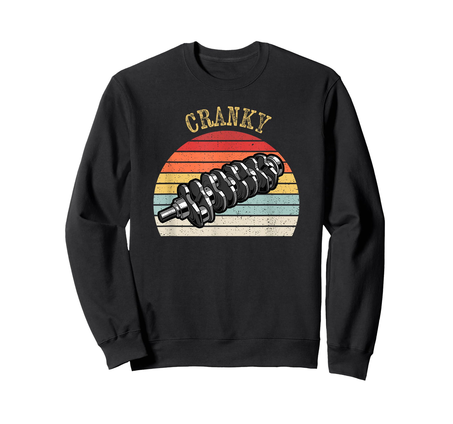 Cranky Car Engine Crankshaft Cars Mechanics Father's Day T-Shirt