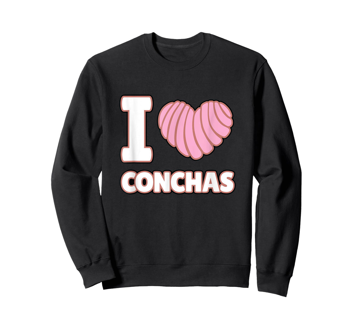 I Love Conchas Mexican Bread Lover Yummy Concha Pan de Dulce T-Shirt