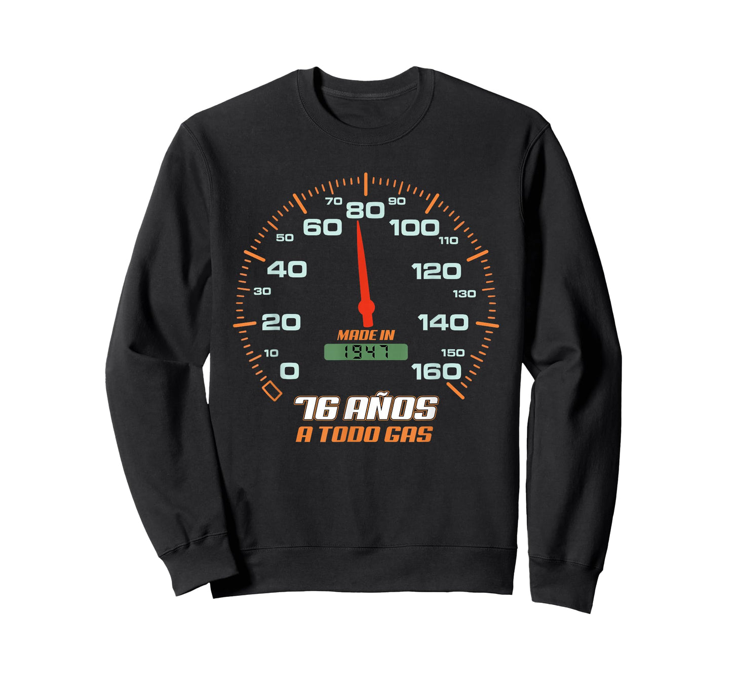 Cumpleanos 76 Anos A Todo Gas Nacidos En 1947 Motor Coches T-Shirt