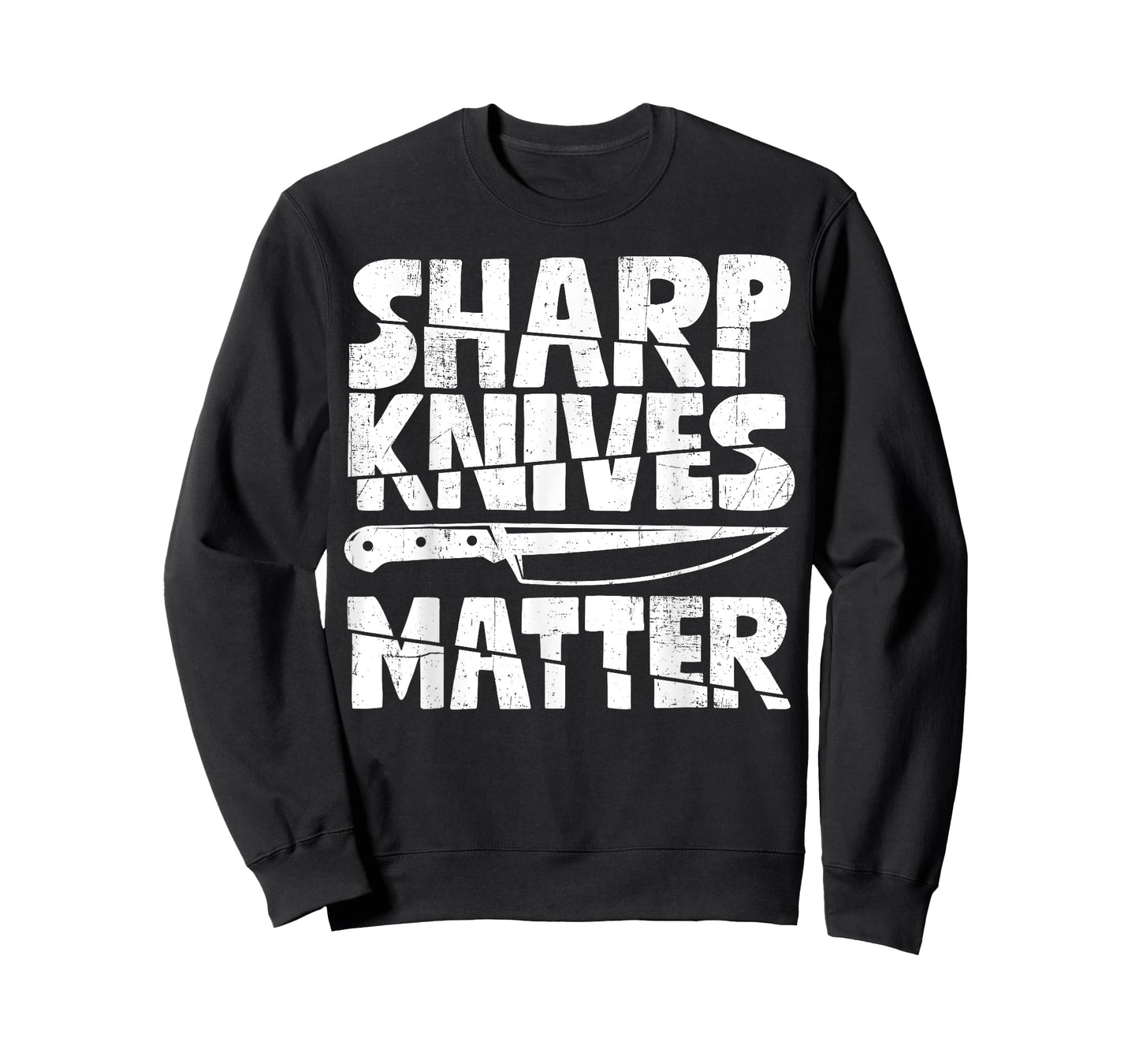 Chef Sharp Knives Matter Funny Cook Culinary Vintage T-Shirt